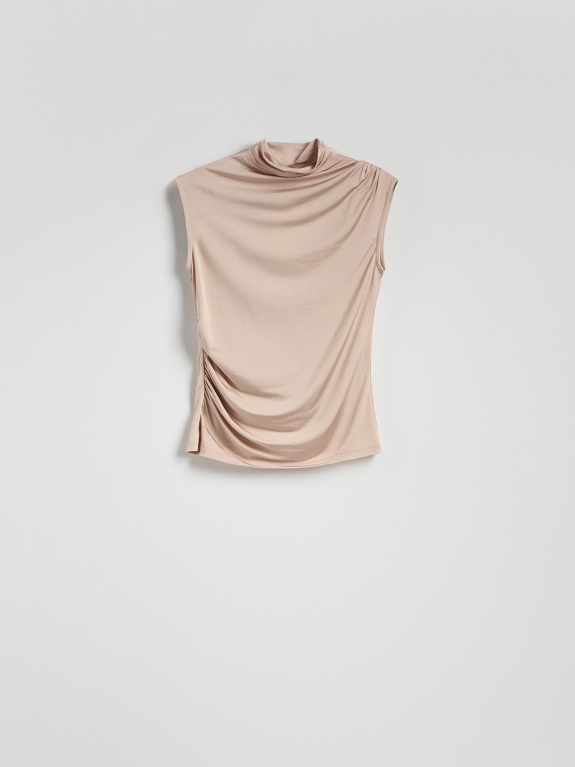 Beige Blouse With Decorative Knot, , large image number 0