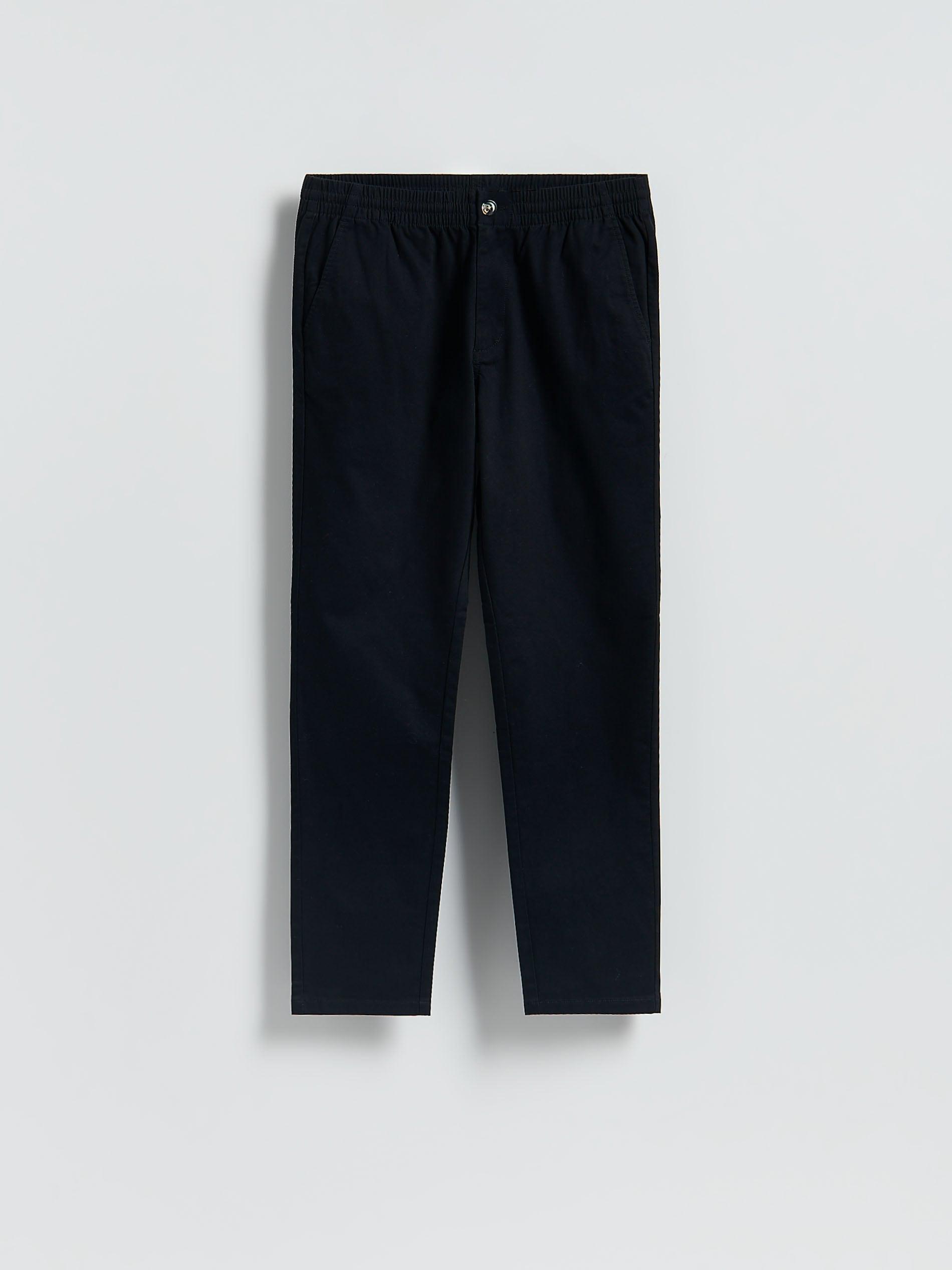 Black Slim Joggers, Black, large image number 3