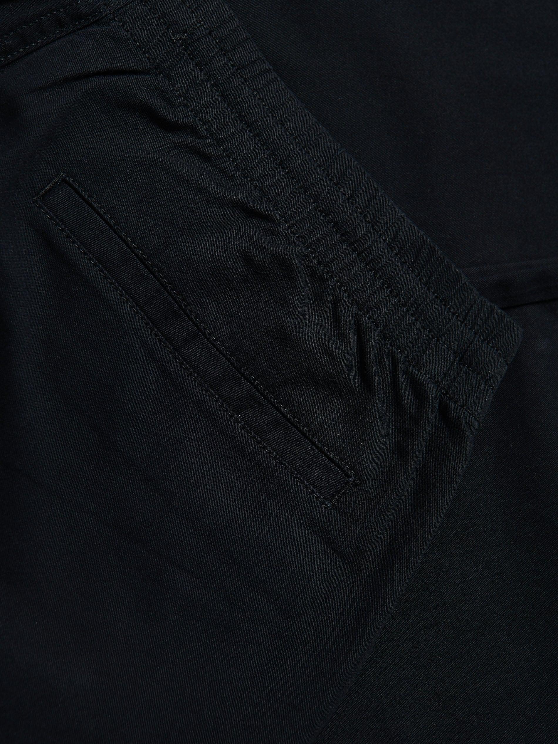 Black Slim Joggers, Black, large image number 4