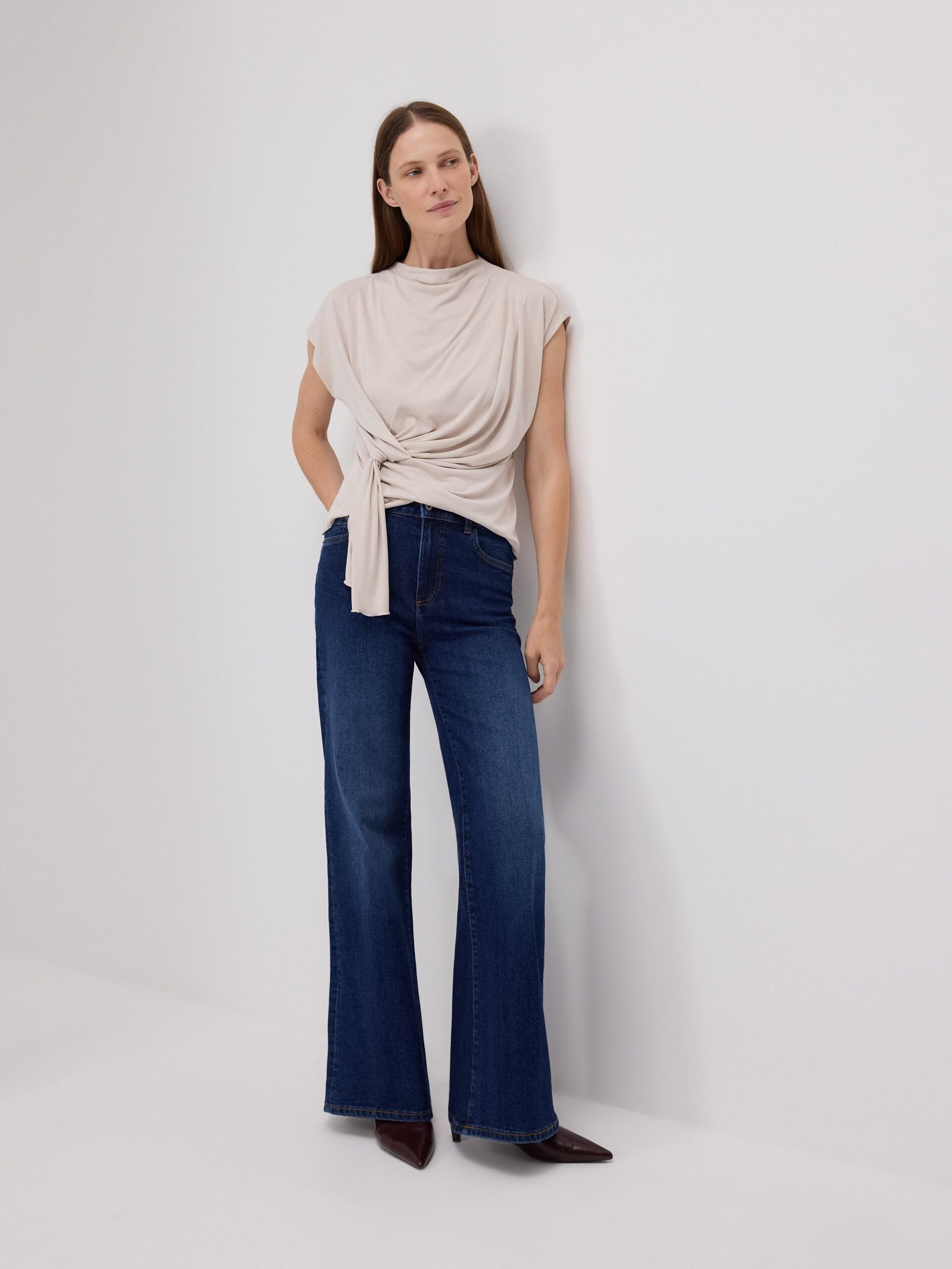 Beige Blouse, Ivory, medium