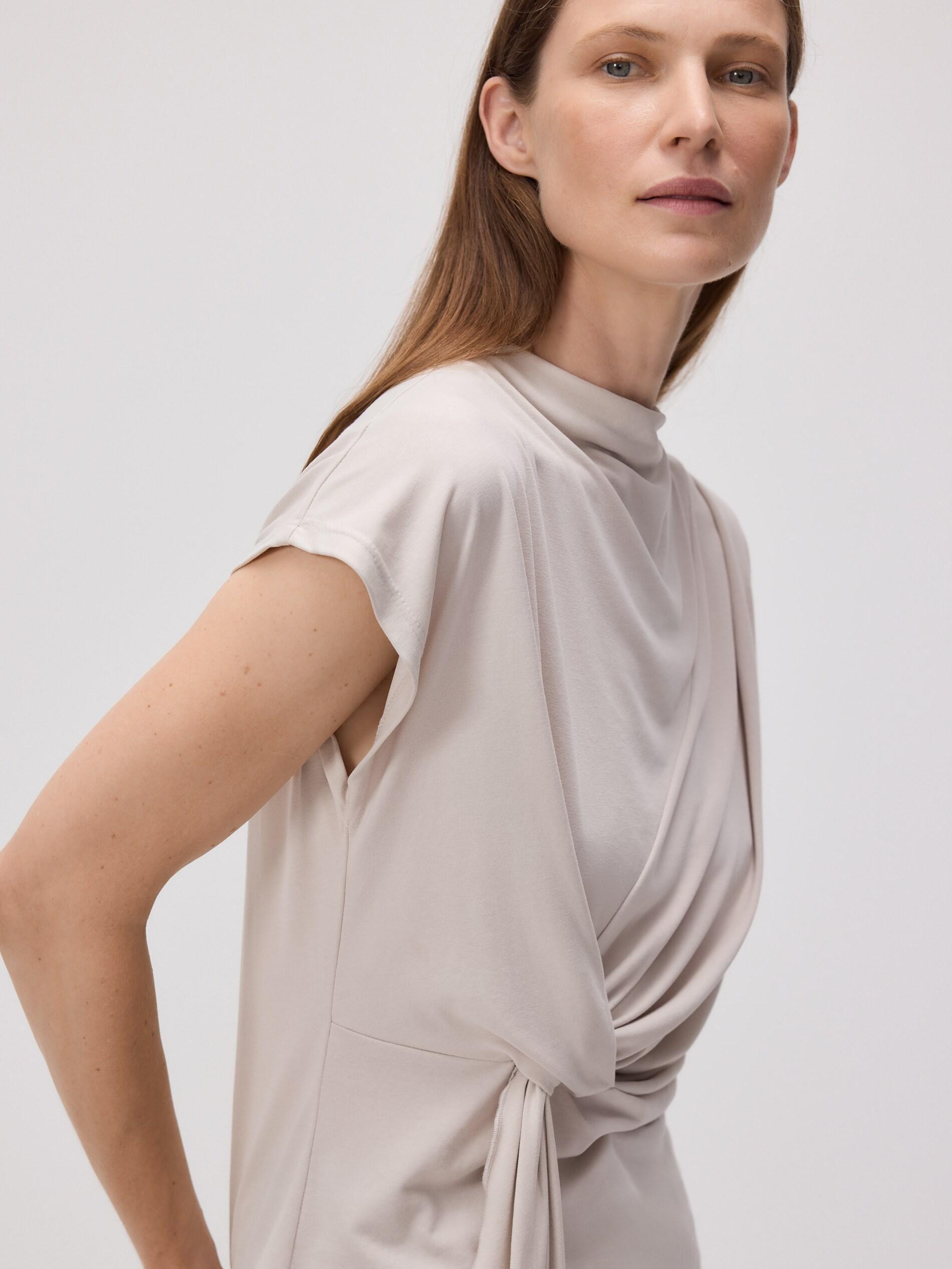 Beige Blouse, Ivory, large image number 4