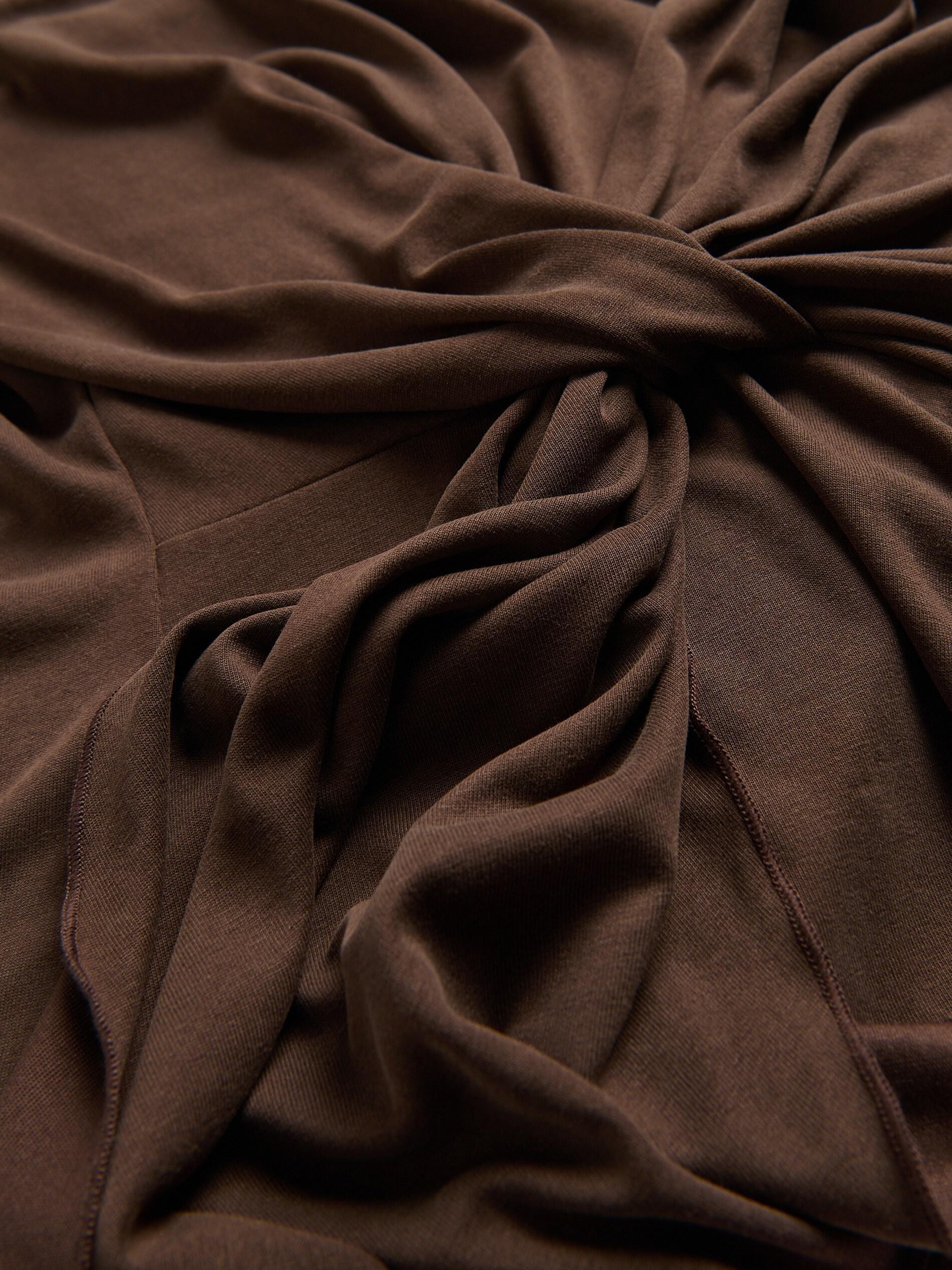 Brown Blouse, Brown, large image number 5