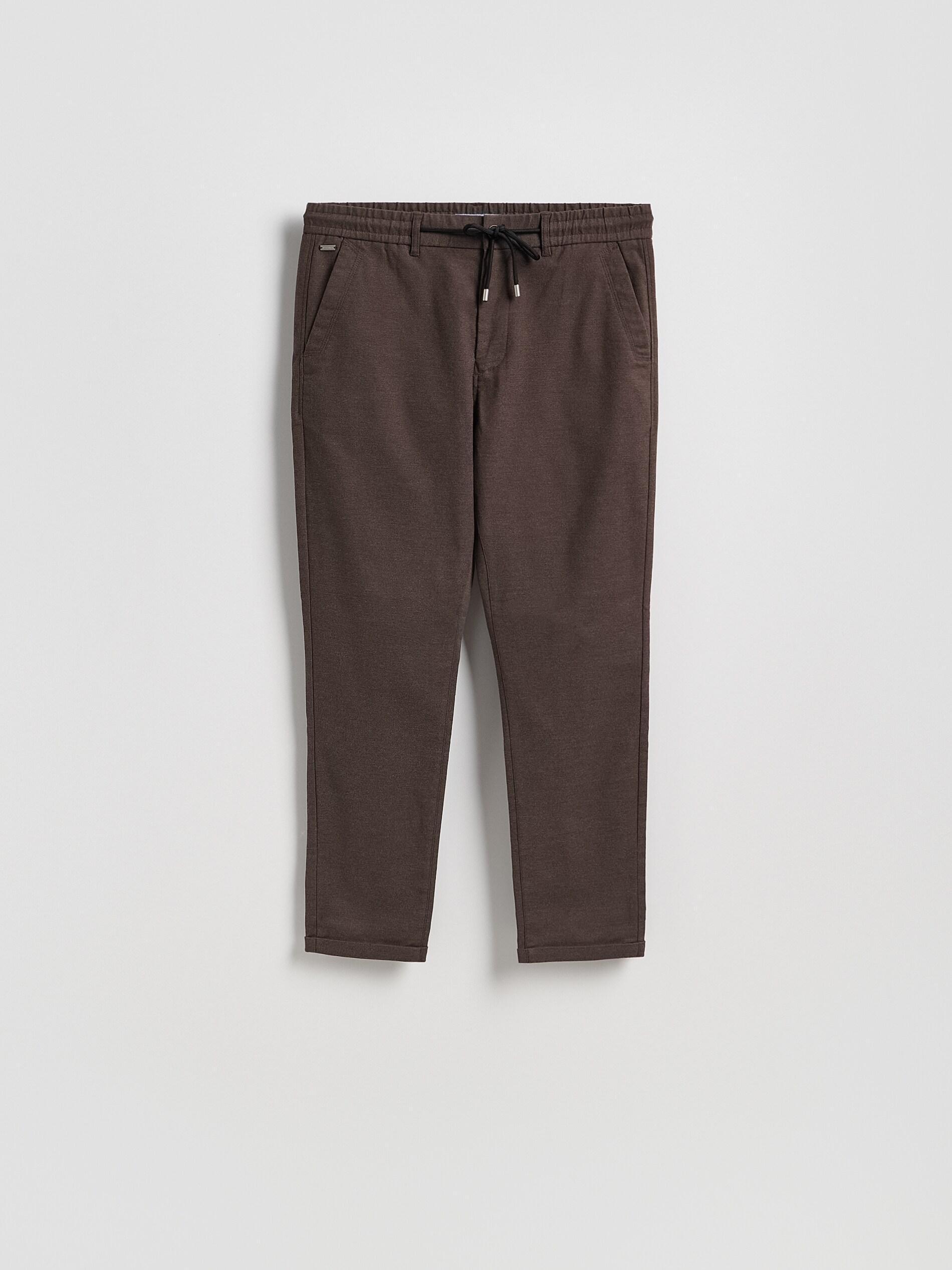 DARK BROWN Joggers, Brown, large image number 4