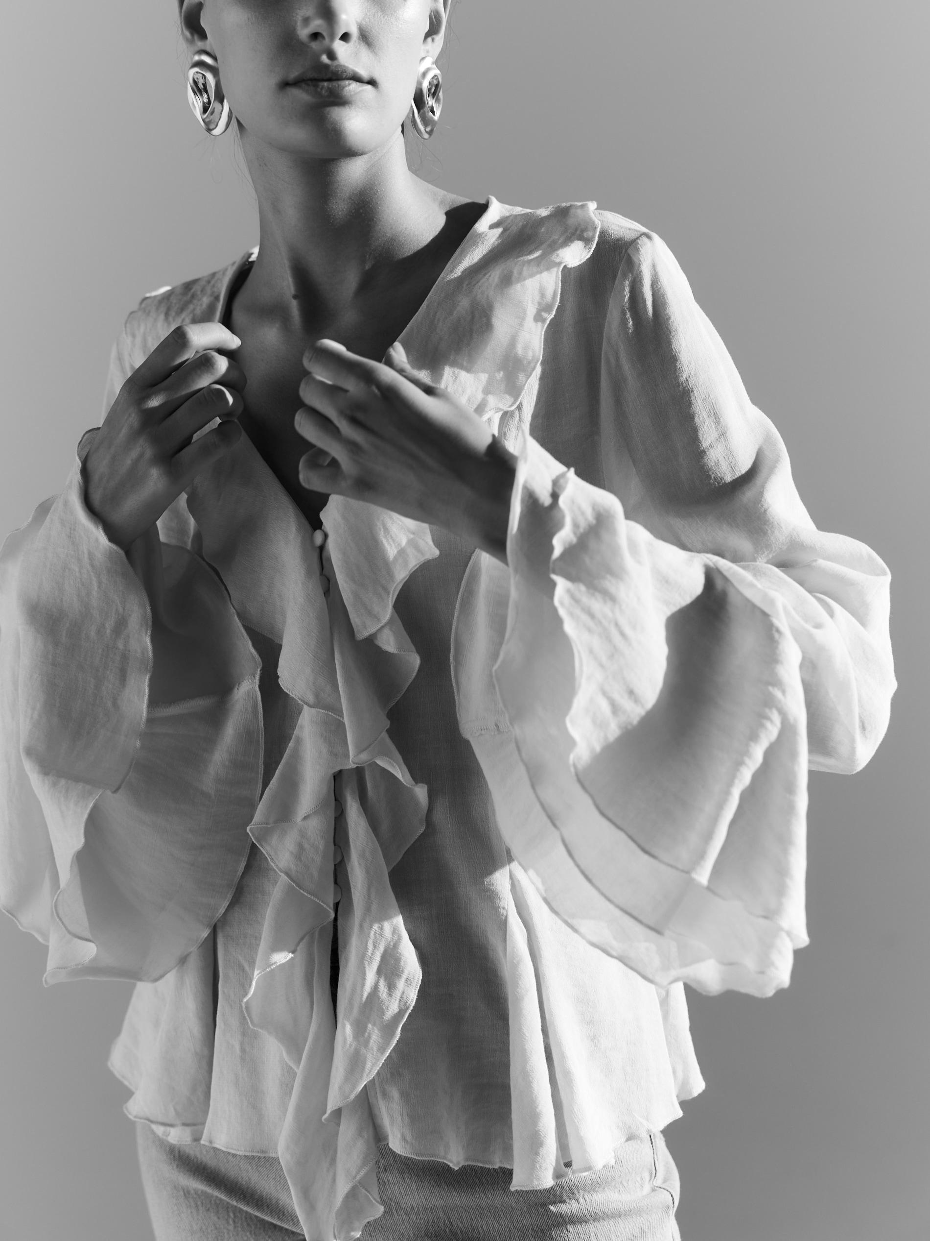 Pink Shirt With Frill, Pink, large image number 6