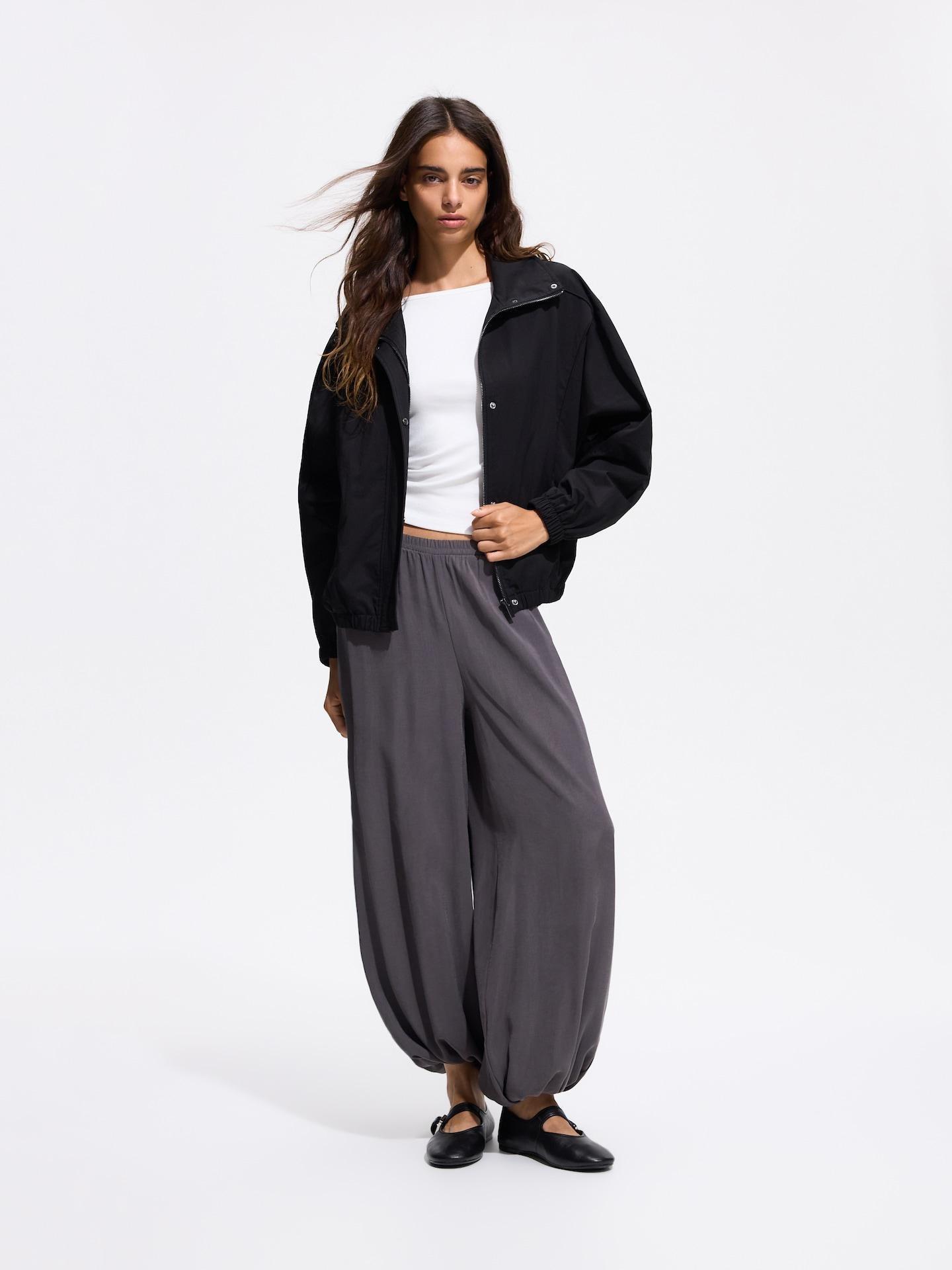 LADIES` OUTER JA CKET BLACK, Black, medium