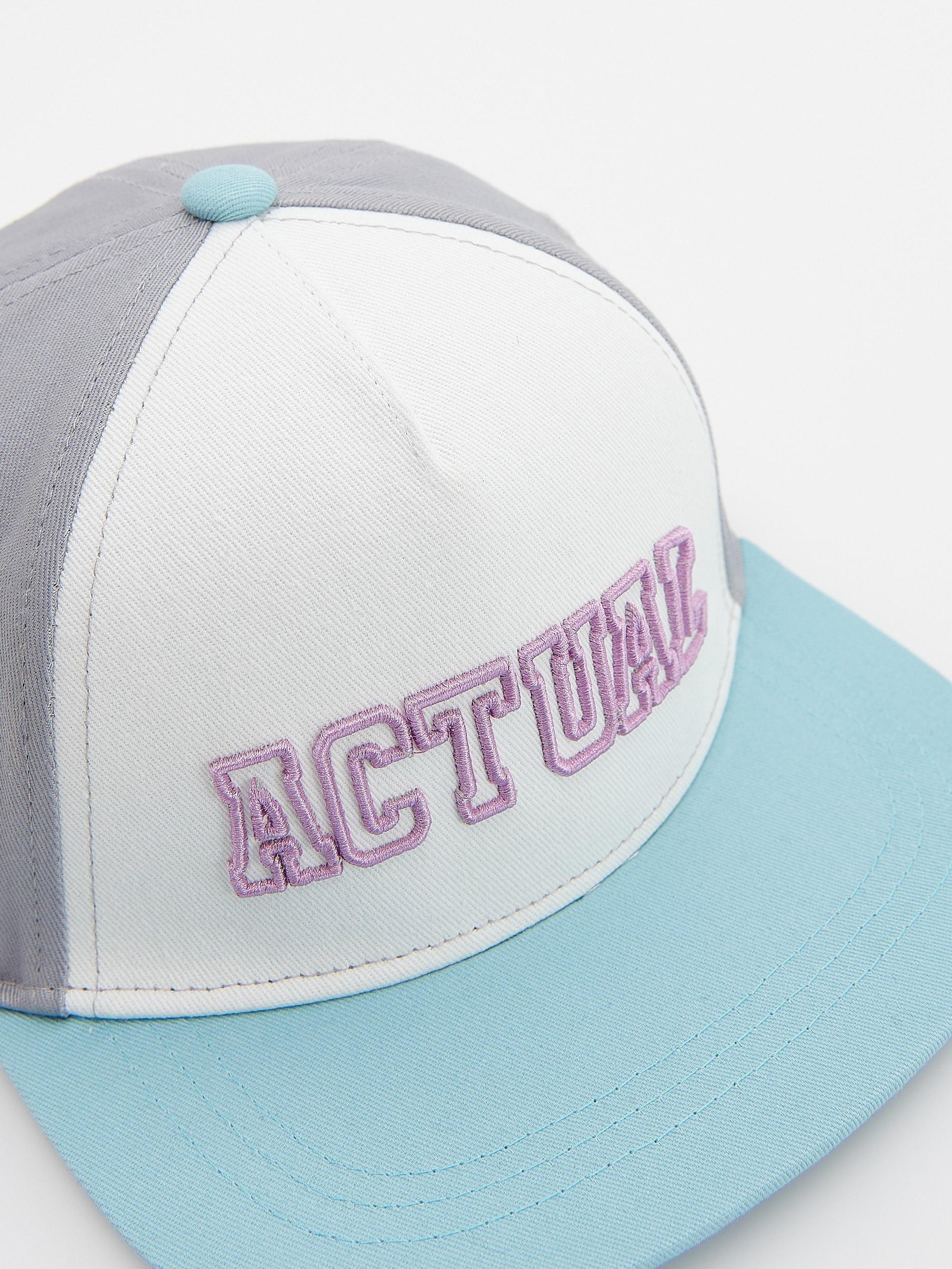 Grey Cotton Baseball Cap, Kids Unisex, , large image number 3