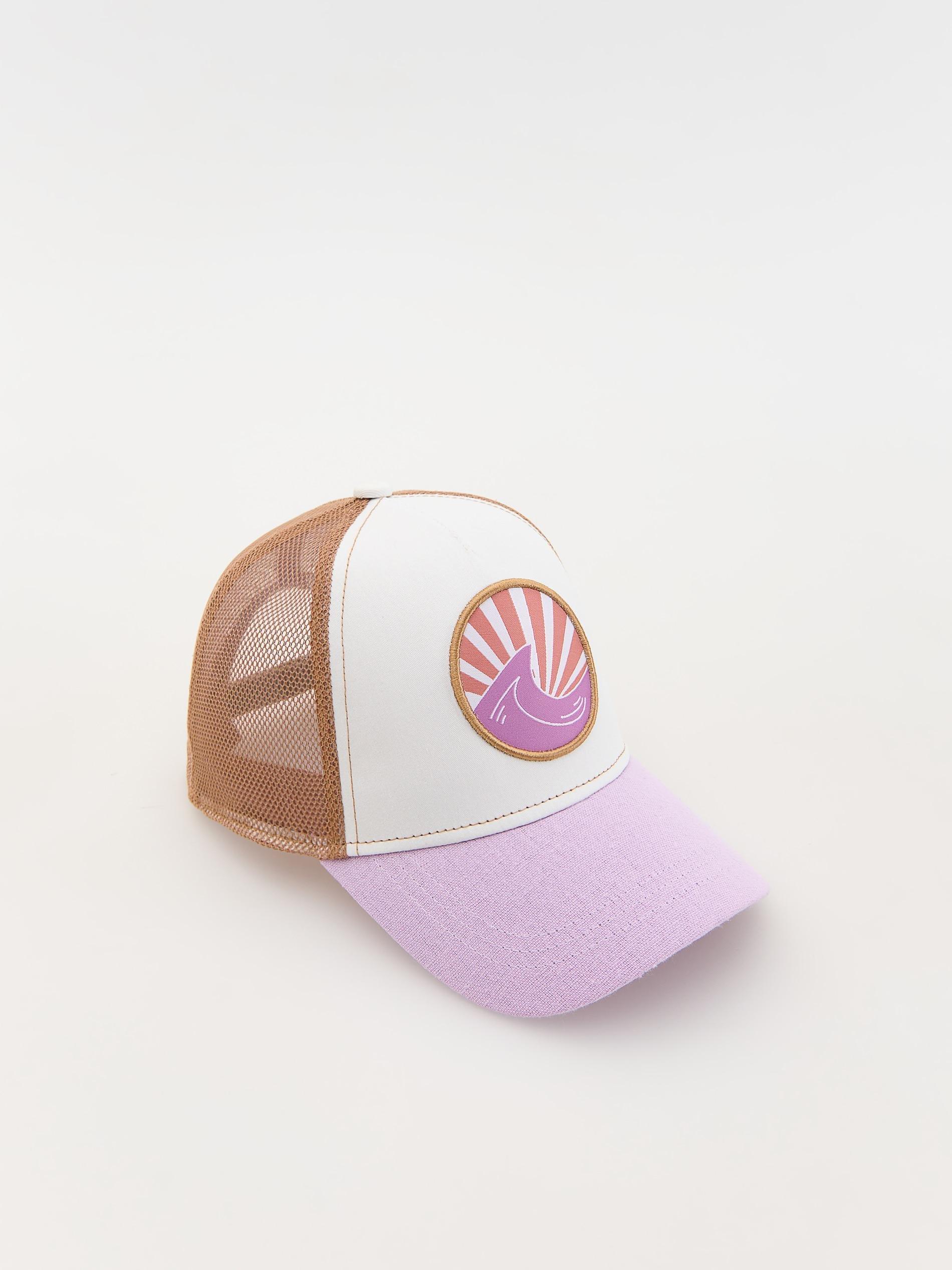 White Embroidered Cap, , large image number 2