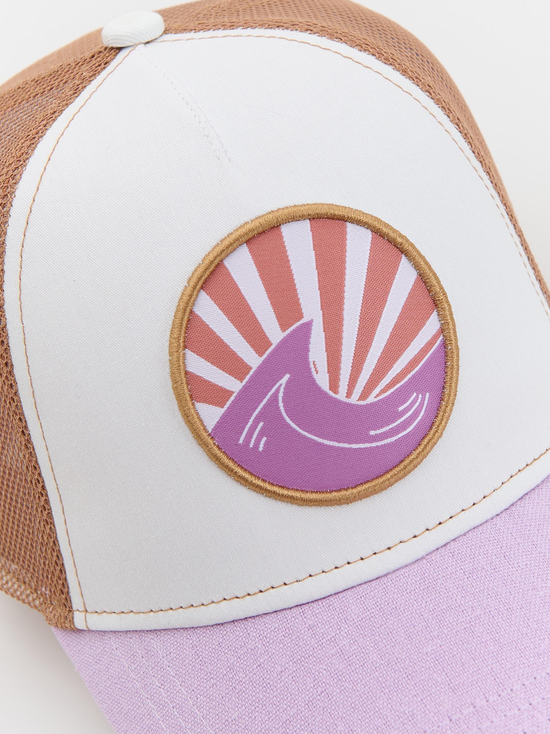 White Embroidered Cap, , large image number 4