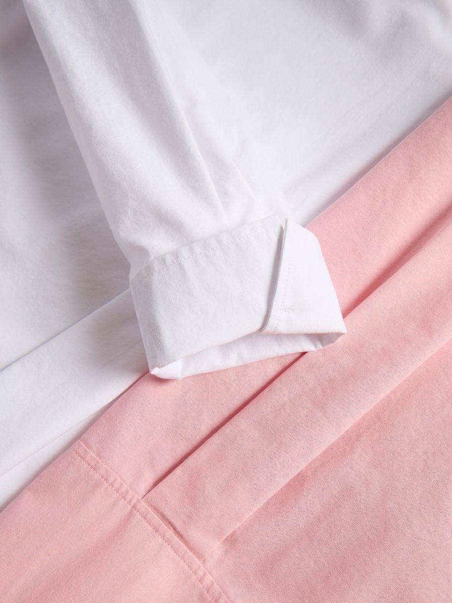 White Cotton Shirt, White, large image number 1