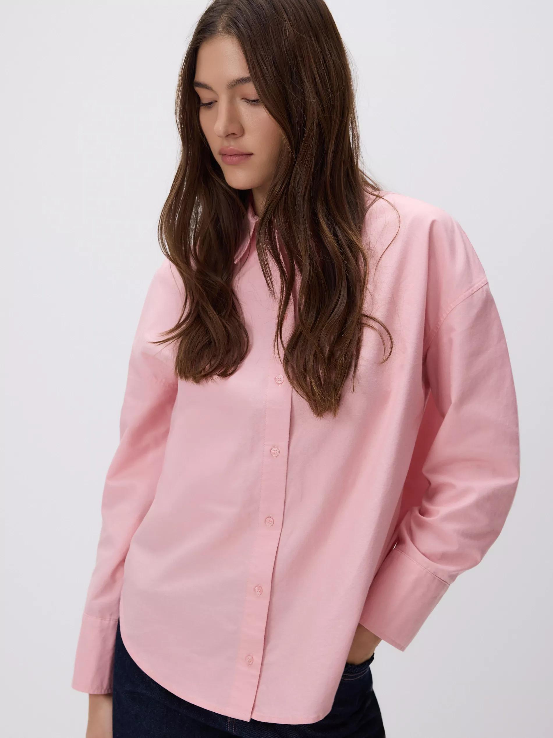 Pink Cotton Shirt, Pink, large image number 2