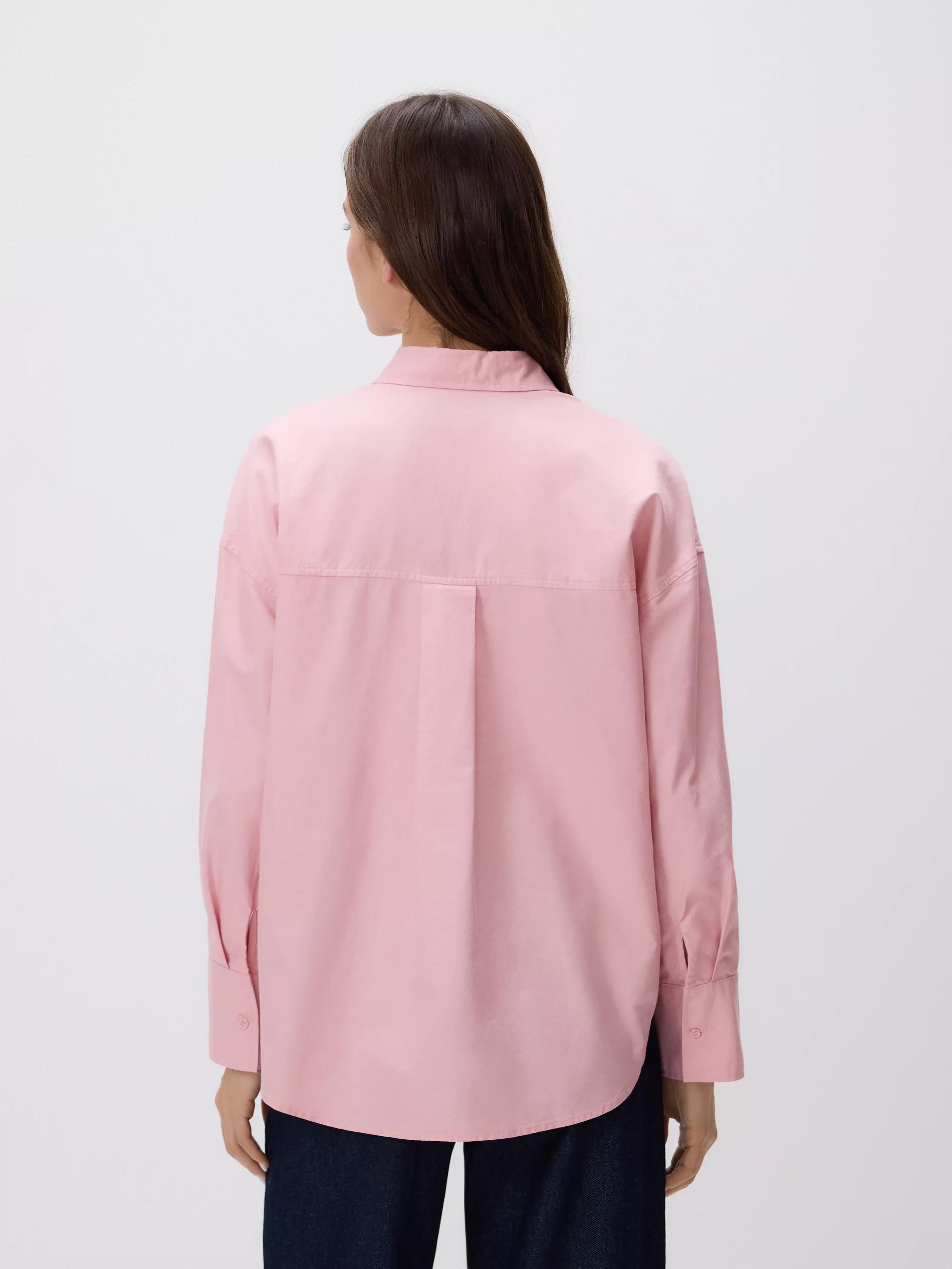 Pink Cotton Shirt, Pink, large image number 4
