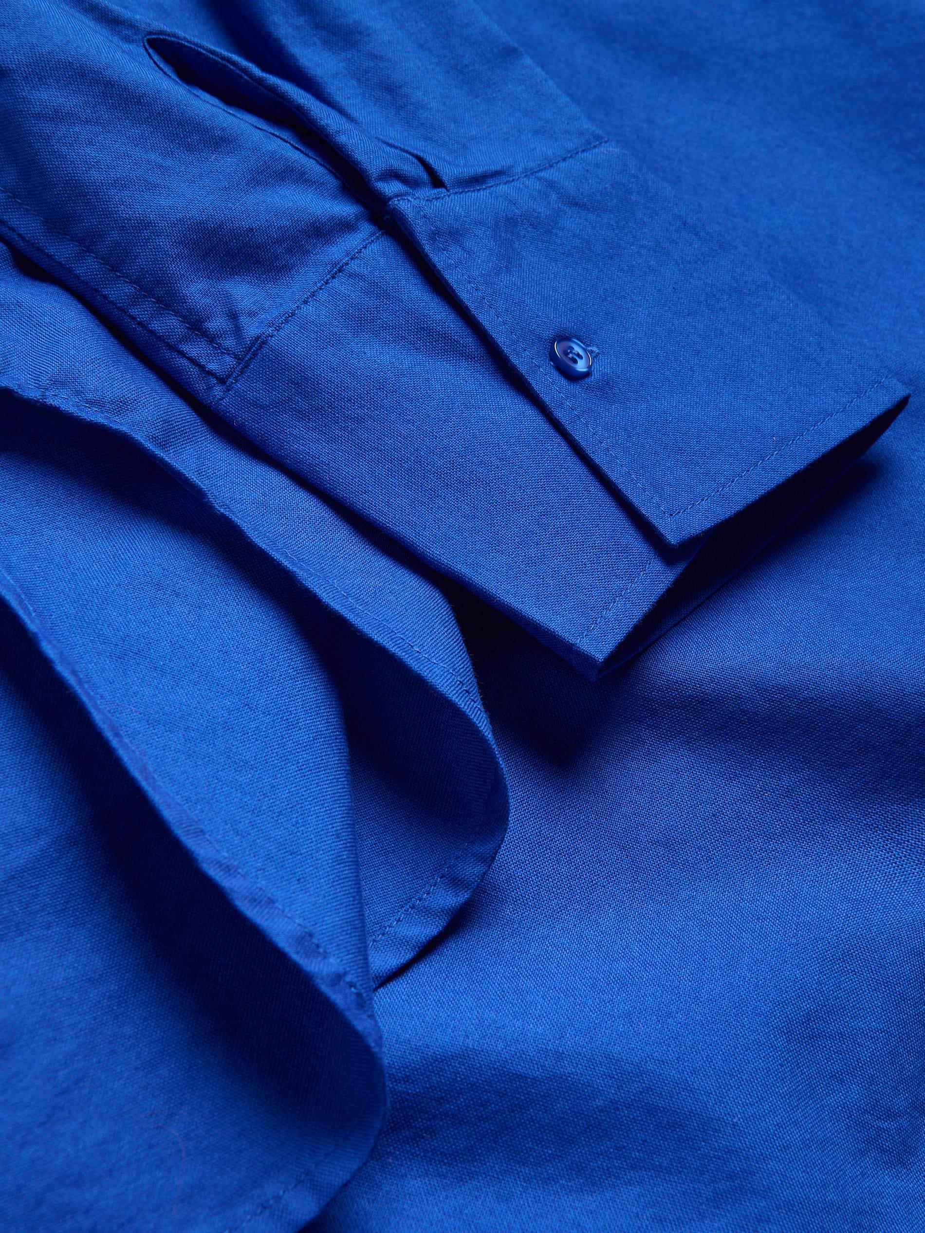 Cobalt Oxford Shirt In Cotton, No Colour, large image number 4