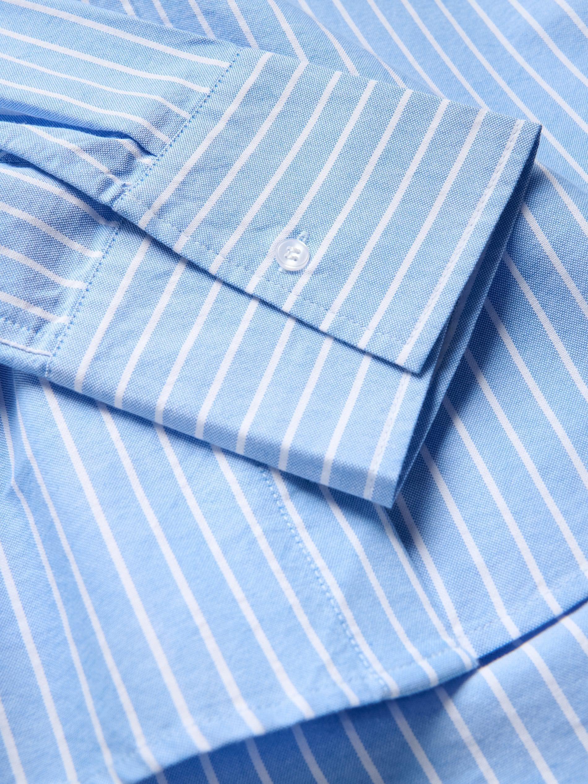 Blue Cotton Shirt, Blue, large image number 3