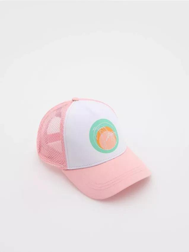Pink Embroidered Cap, , large image number 0