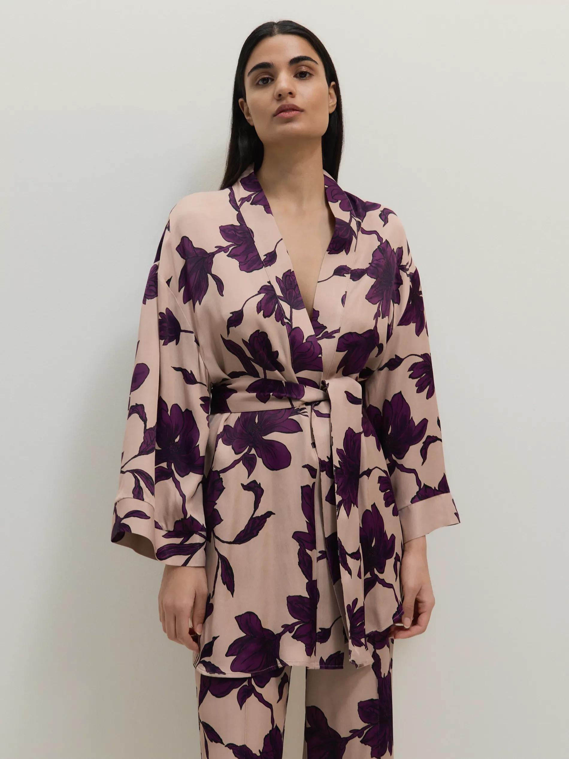 Multicolour Printed Kimono, , large image number 0