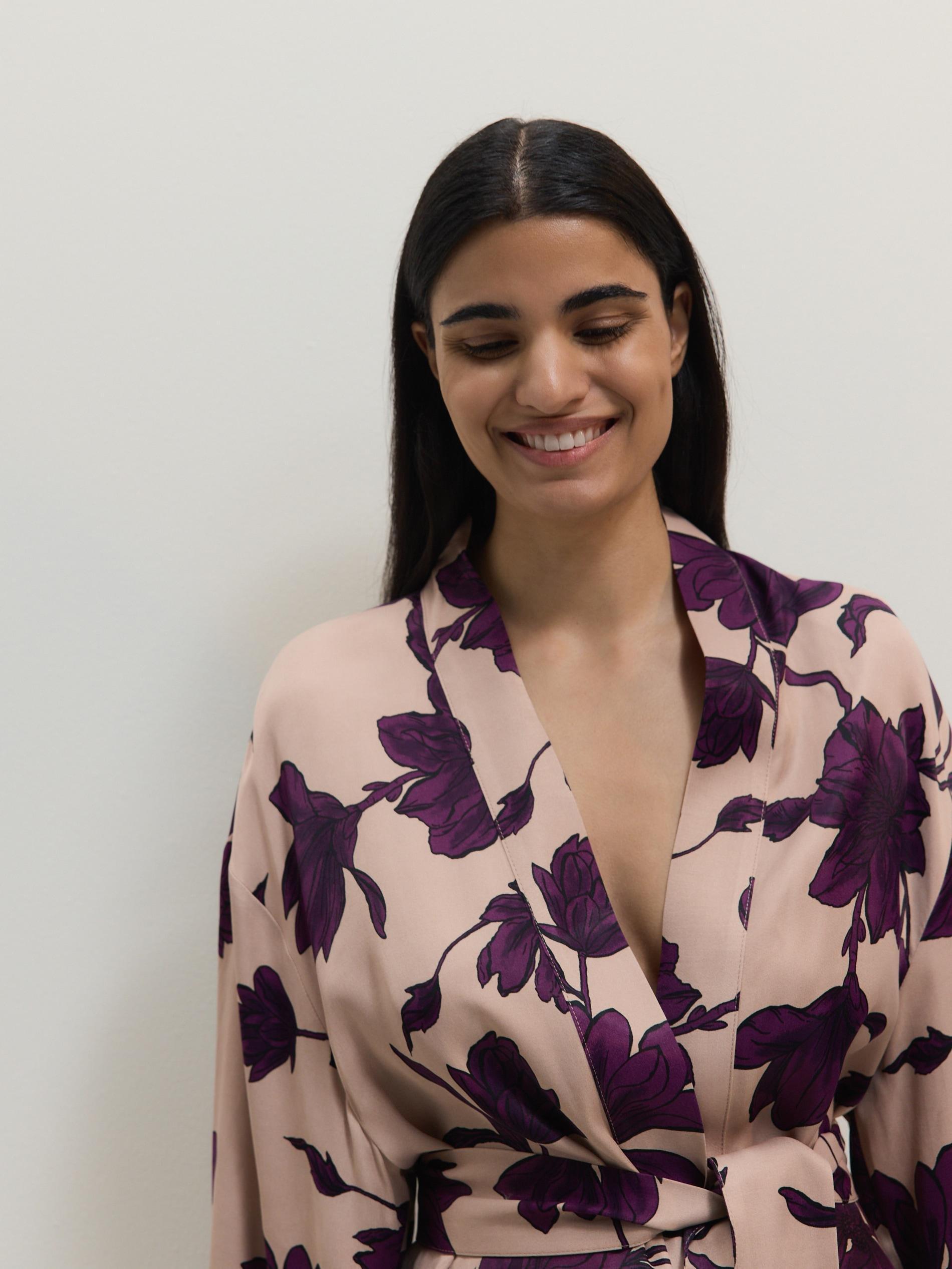Multicolour Printed Kimono, , large image number 2