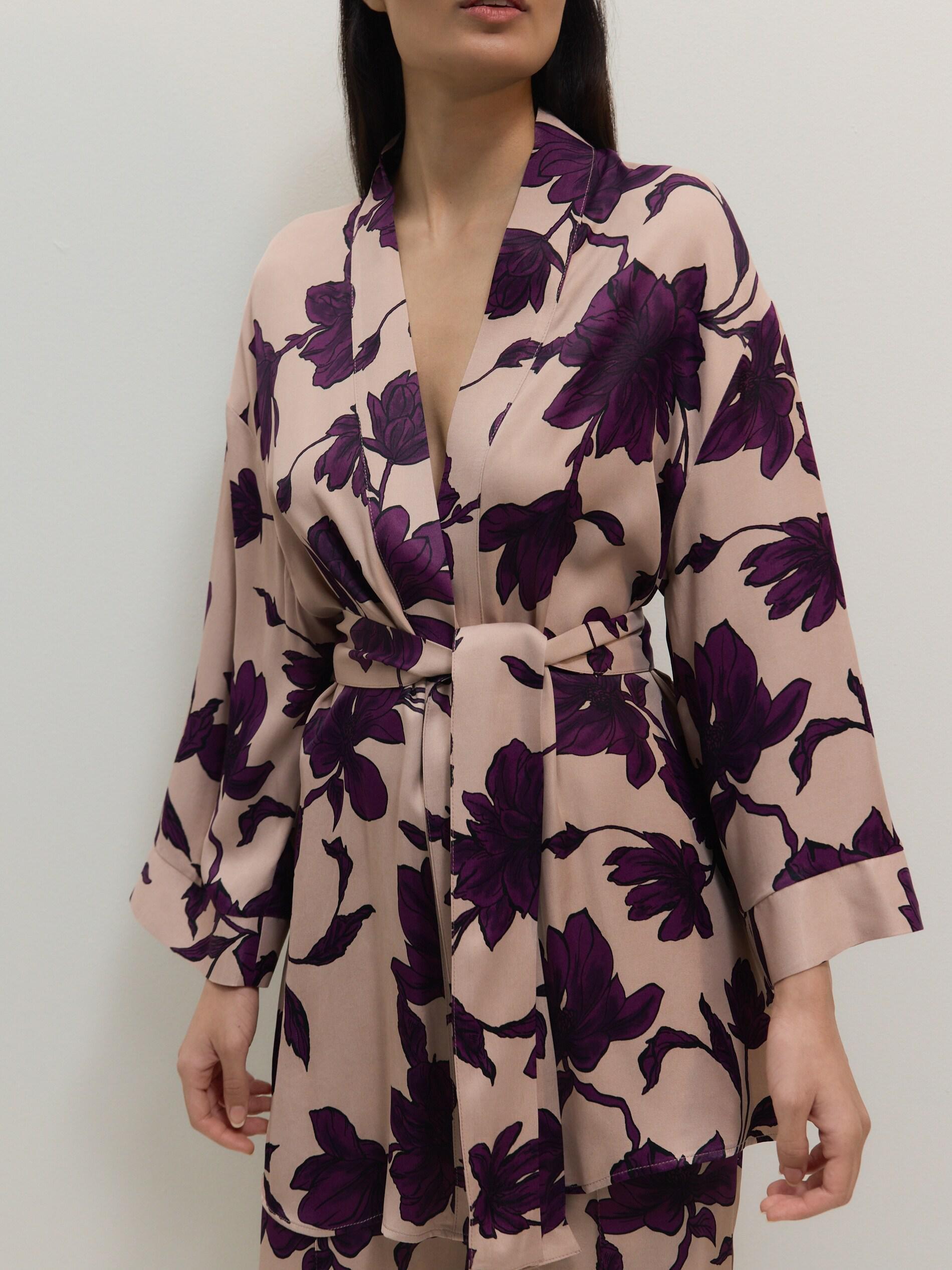 Multicolour Printed Kimono, , large image number 3