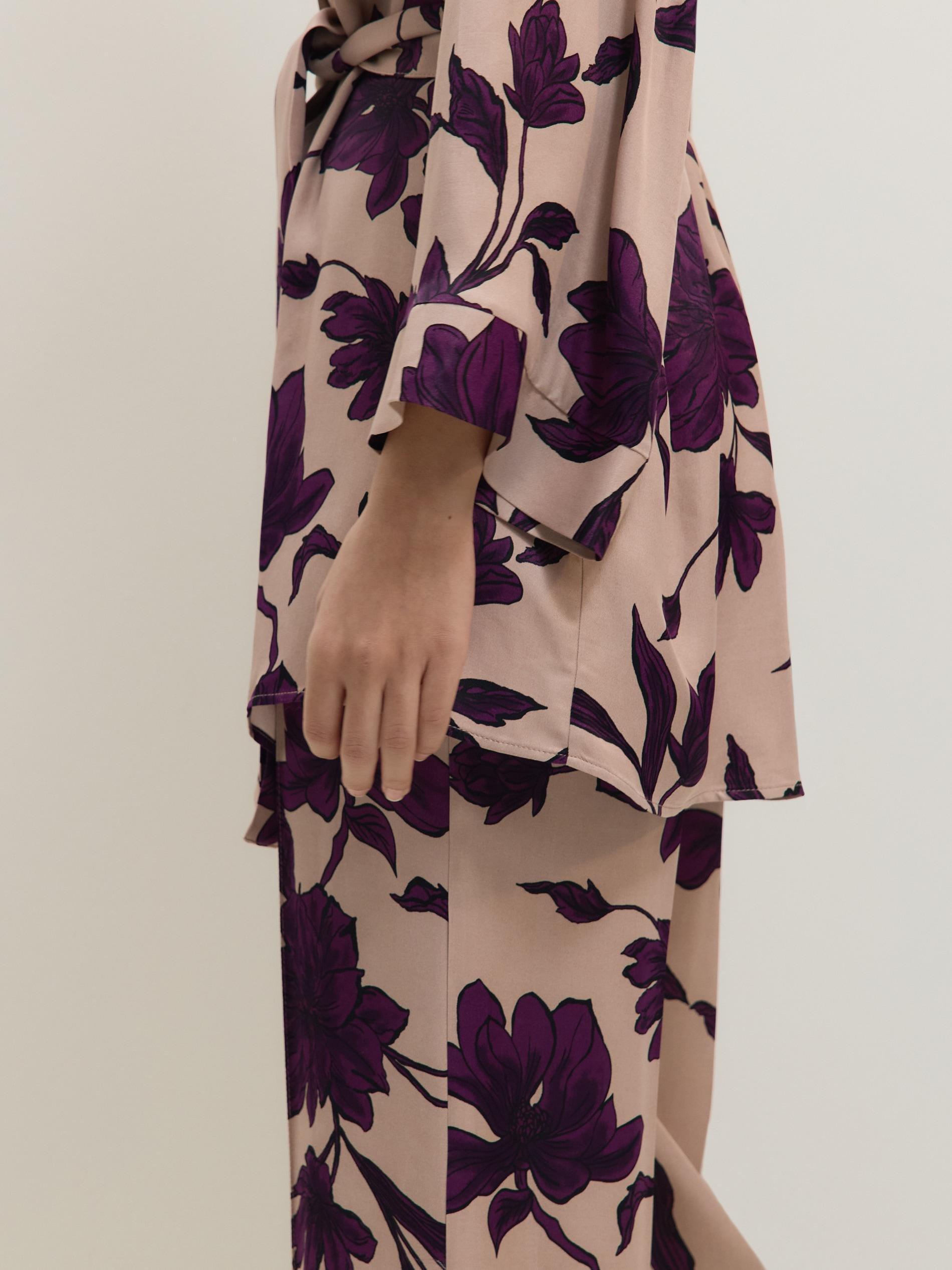Multicolour Printed Kimono, , large image number 4