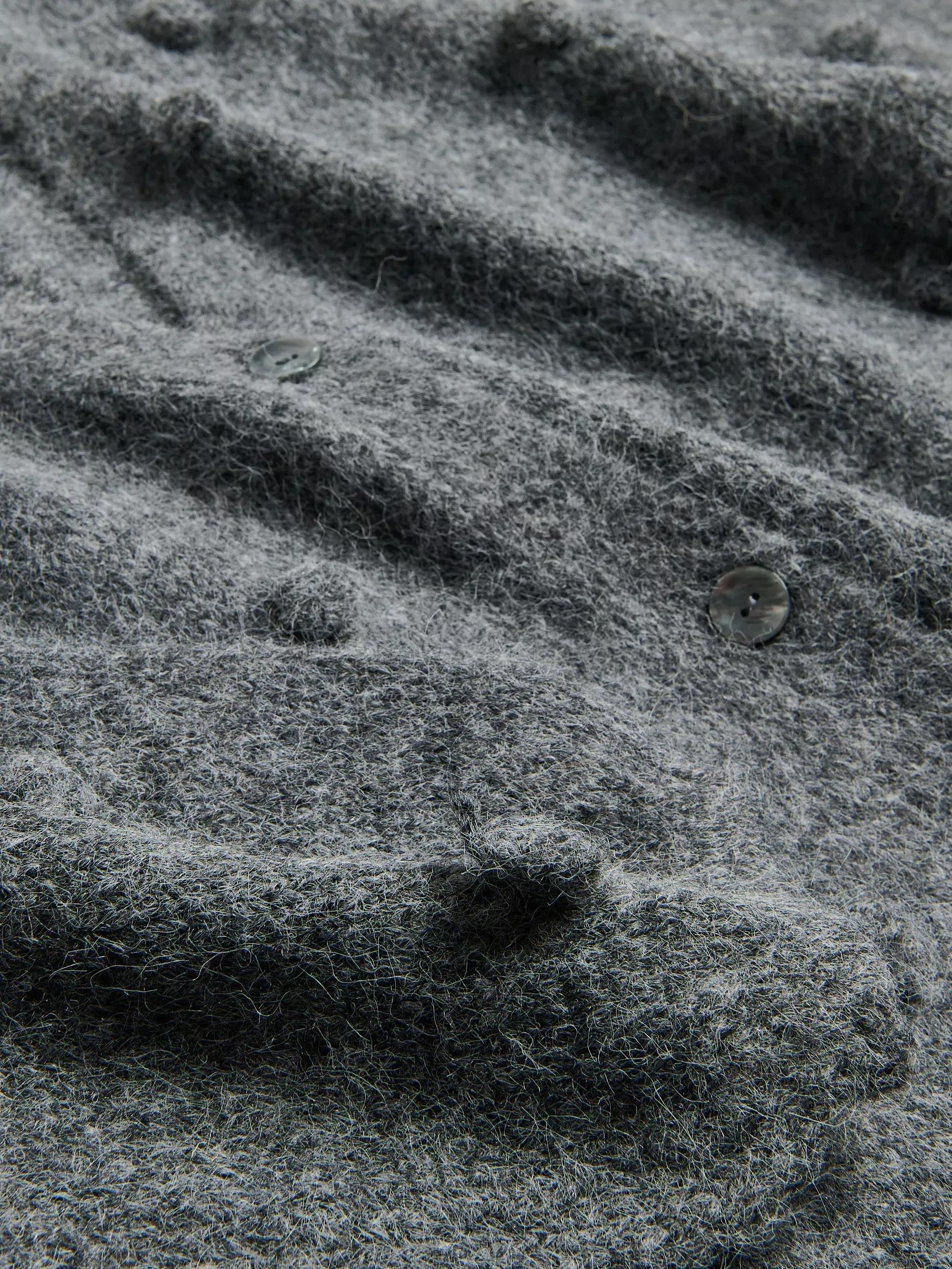 MID GREY Cardigan with applications, Grey, large image number 5