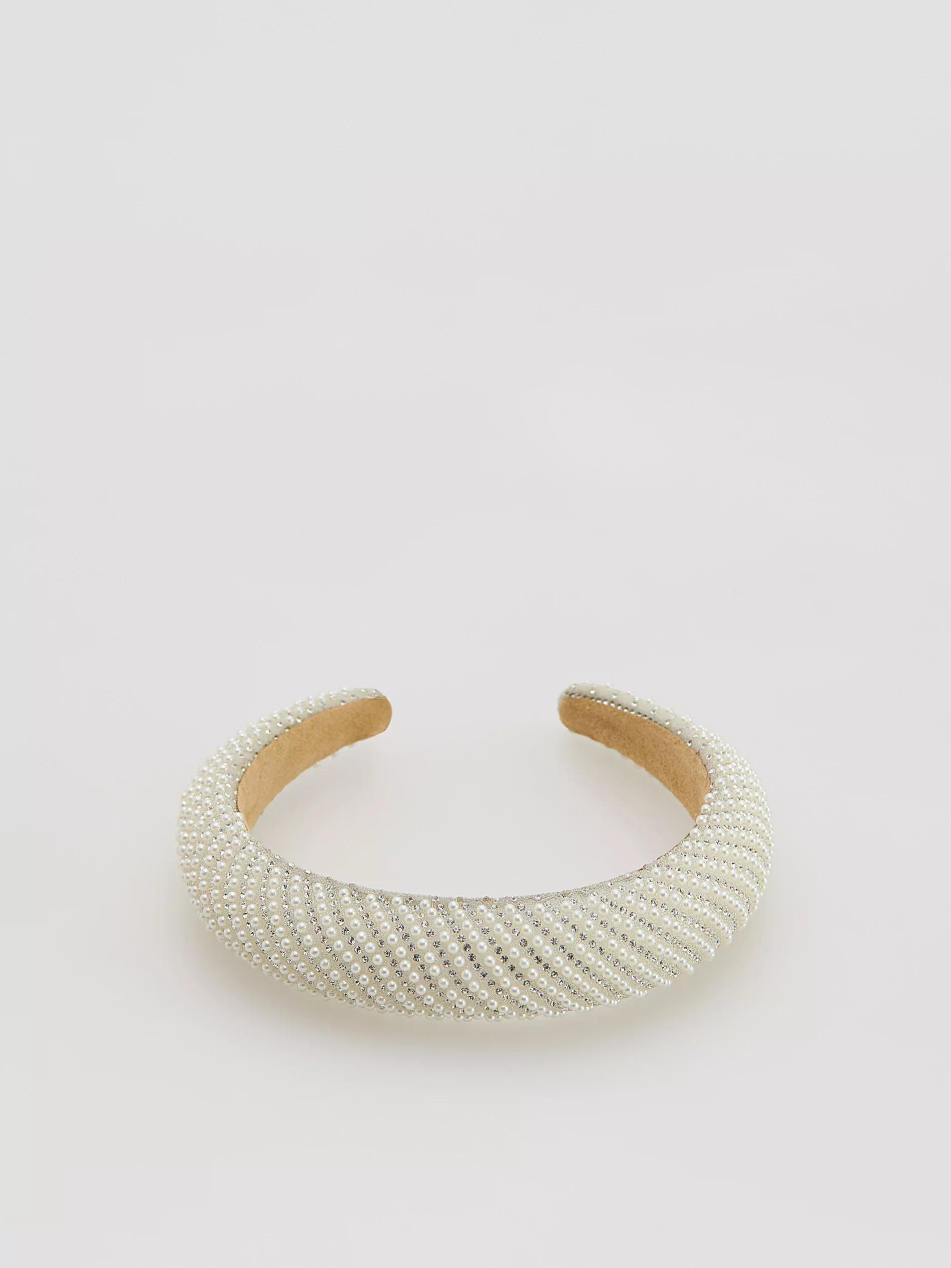 Cream Headband, Ivory, medium