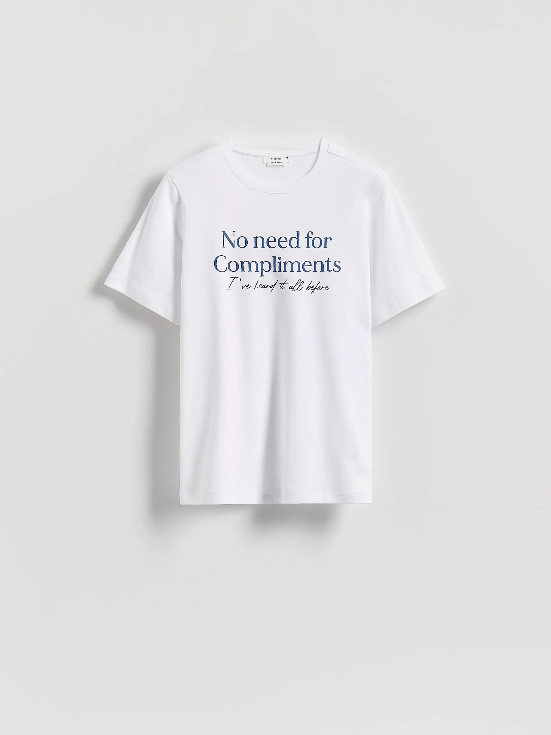 Cream T-Shirt With Print, , large image number 0