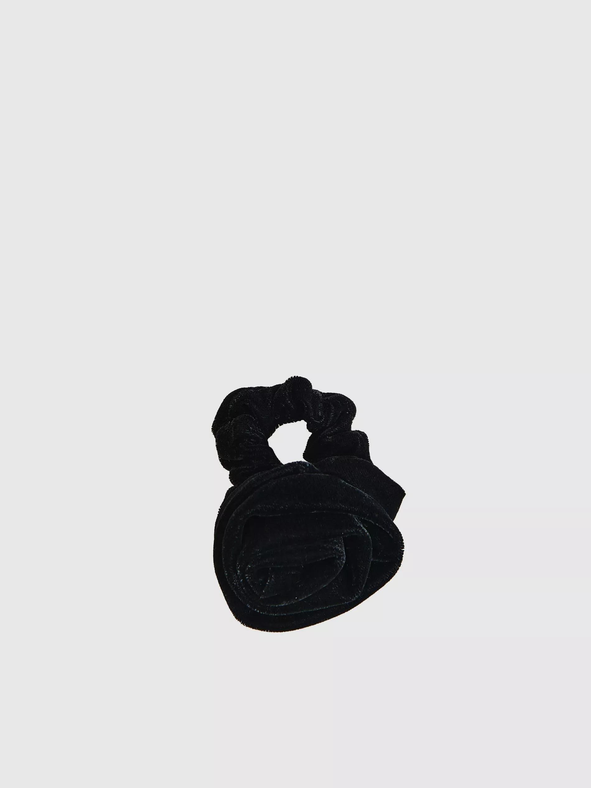 Black Scrunchie, Black, large image number 0