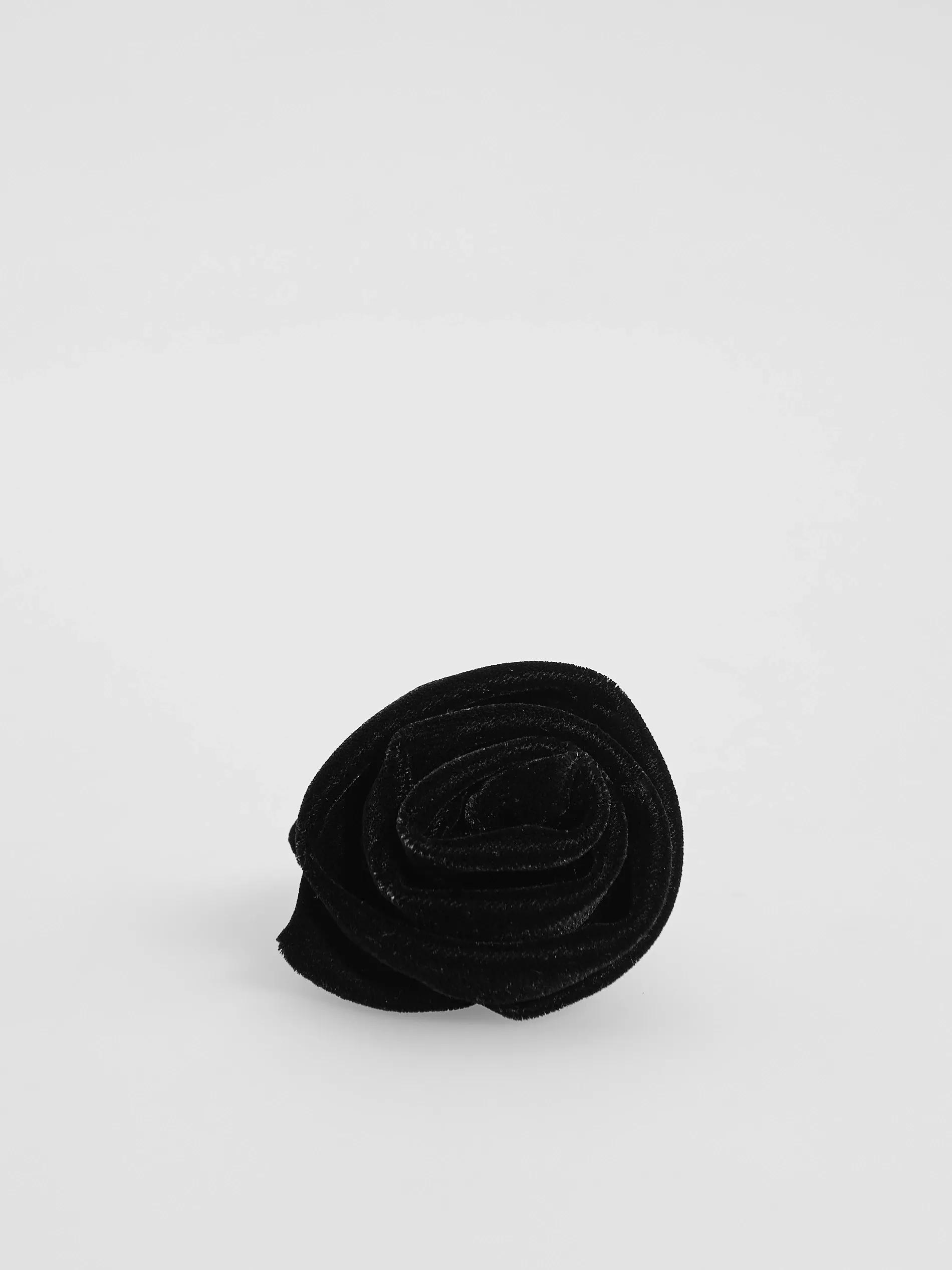 Black Scrunchie, Black, large image number 2