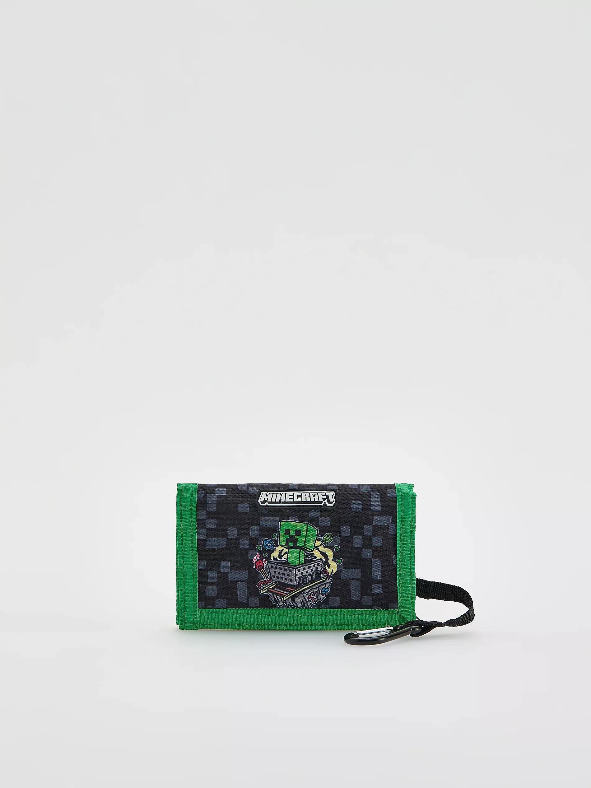 DARK GREEN Minecraft wallet, Khaki, large image number 0