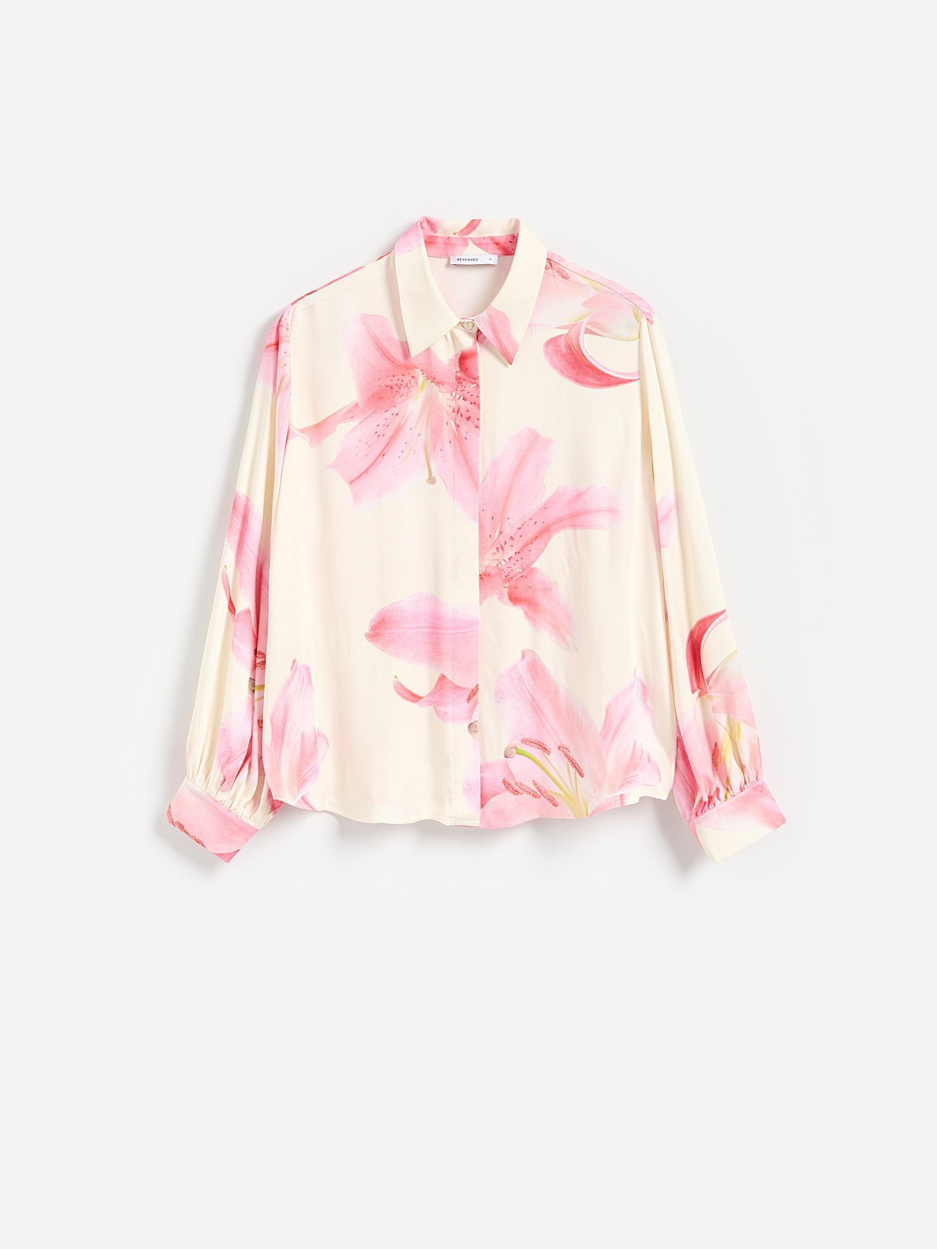 Multicolour Patterned Viscose Shirt, Multicolor, large image number 4