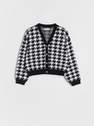 Reserved - Multicolor Dogtooth Pattern Cardigan