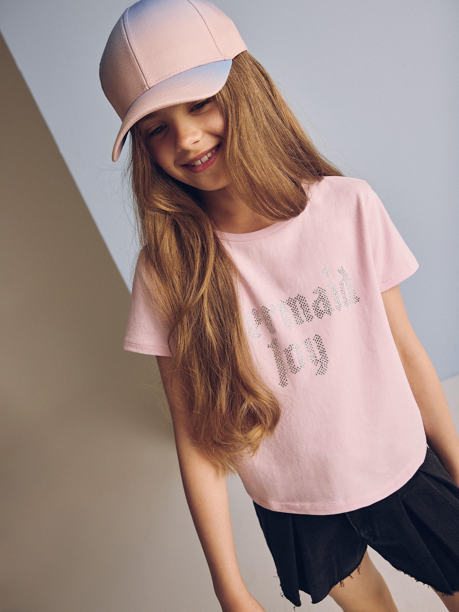 Pink Peaked Cap, Kids Girls, , large image number 4