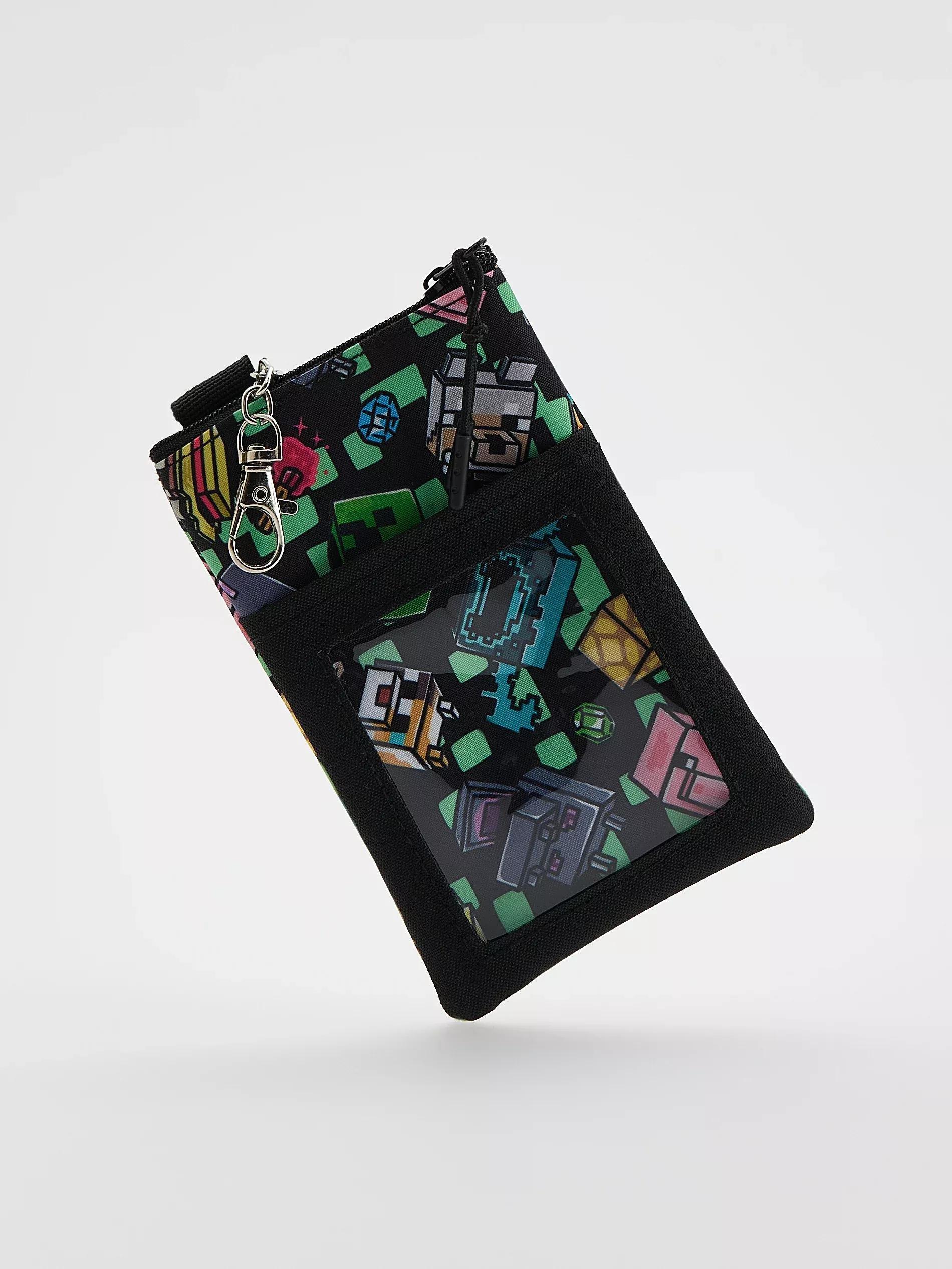Black Minecraft Wallet, Black, medium