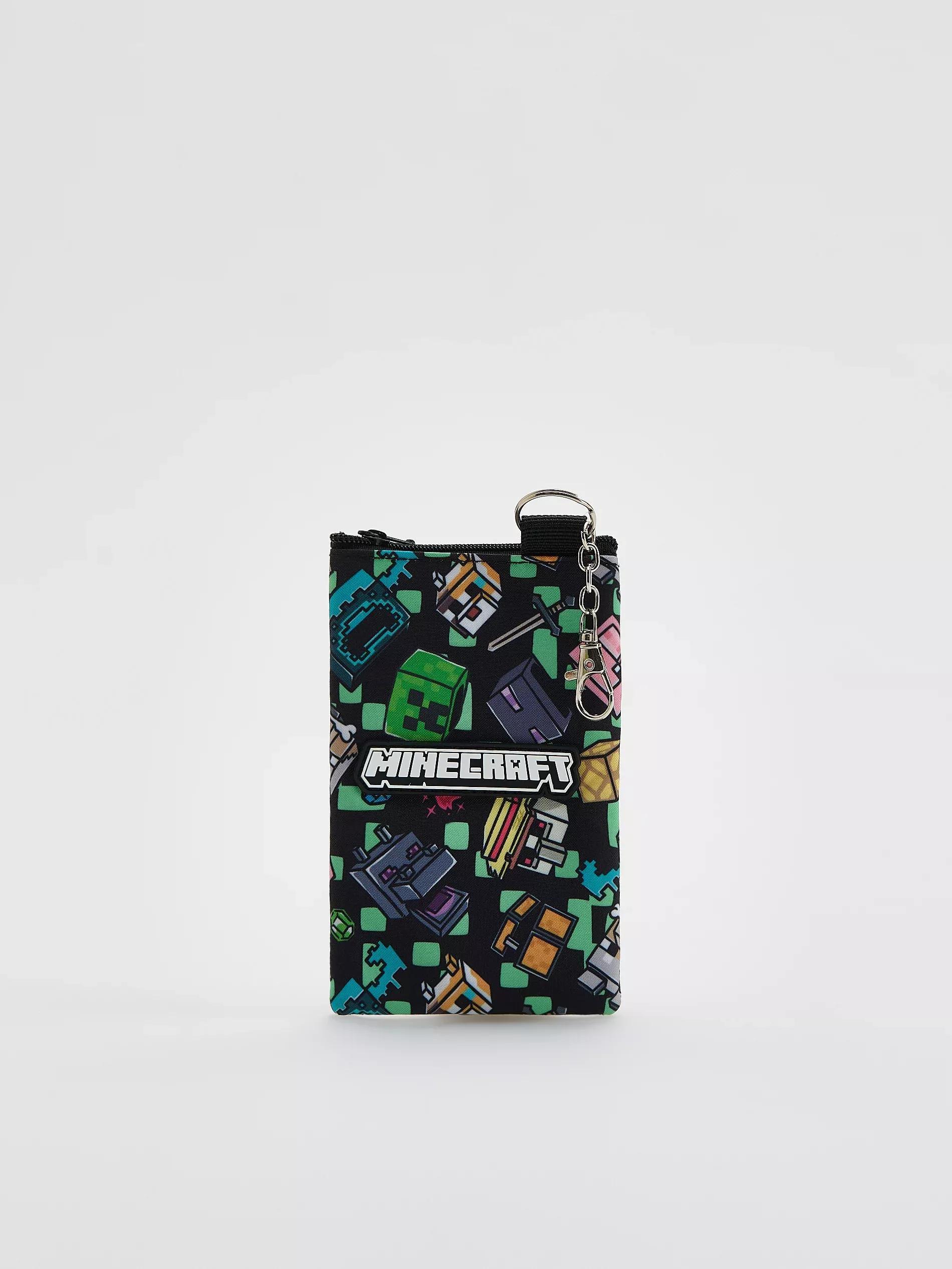Black Minecraft Wallet, Black, medium