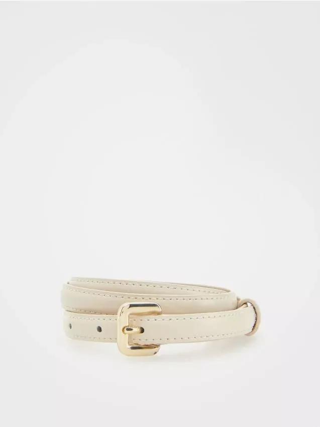 White Decorative Belt, , large image number 0