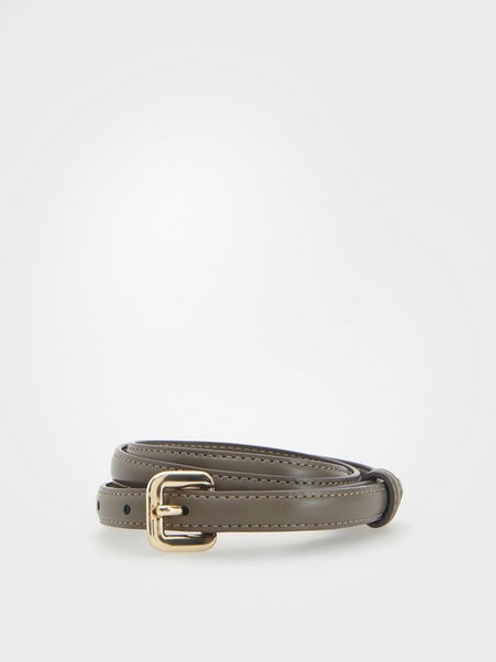 Reserved - brownish green Belt with decorative buckle