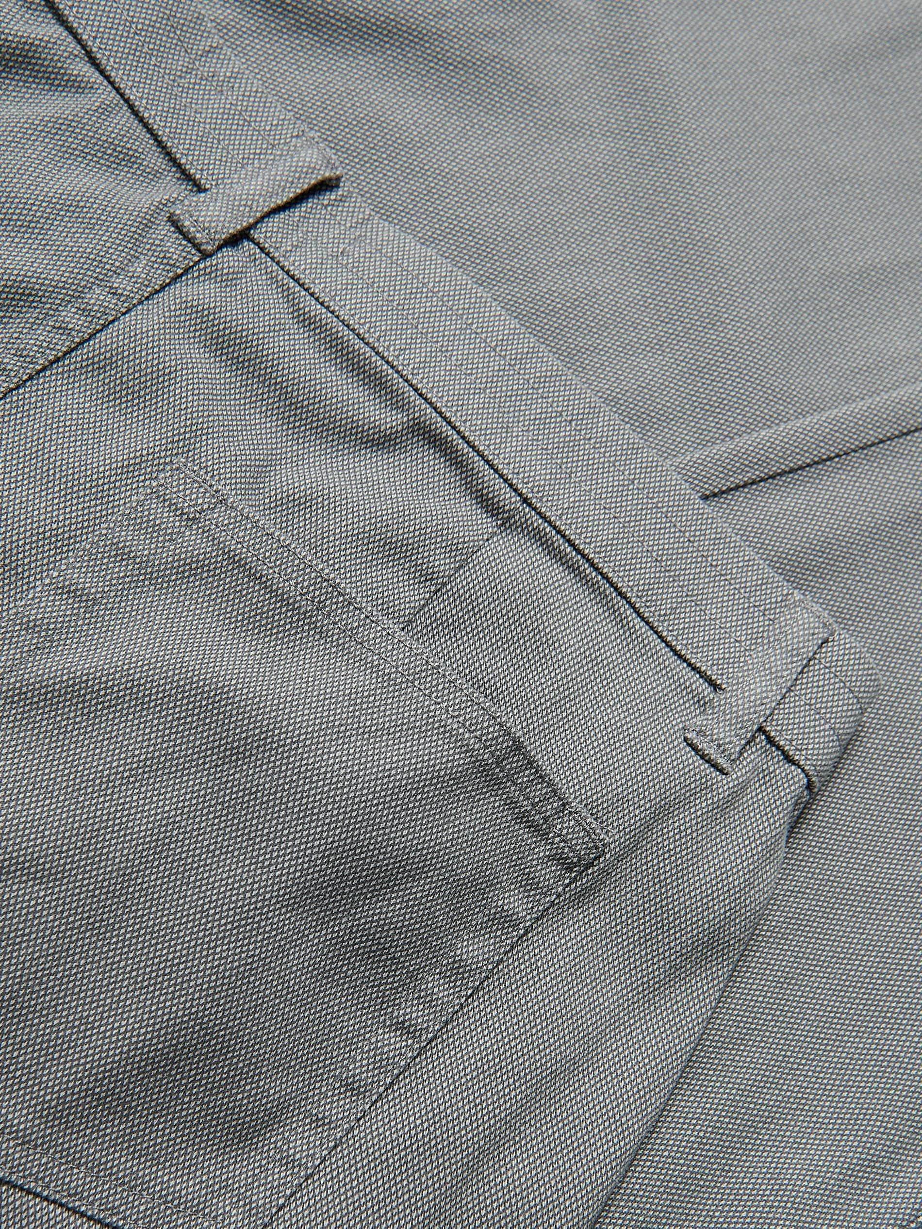 Grey Chino Slim Cotton Rich Trousers, Grey, large image number 4