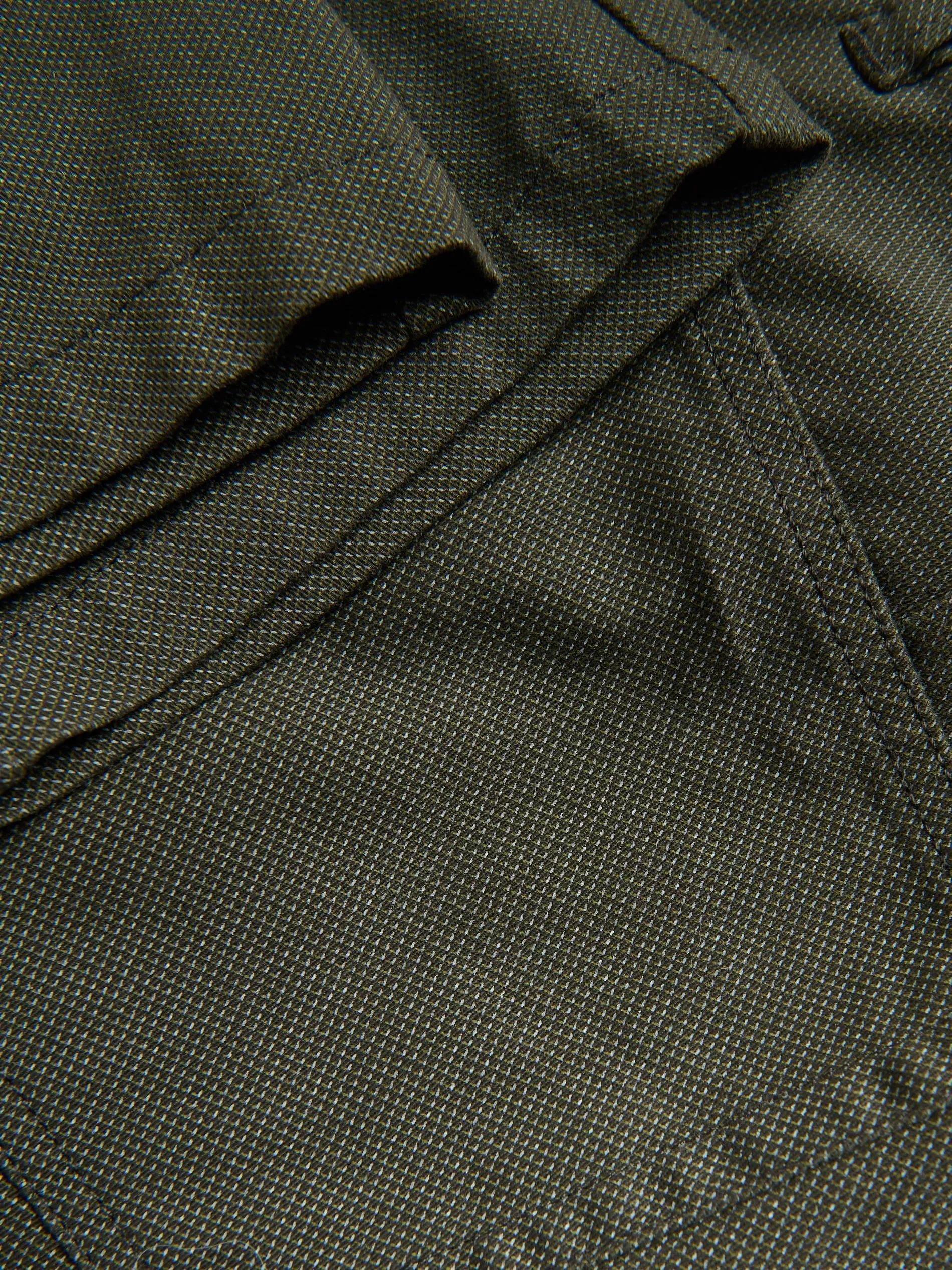 Green Chino Slim Cotton Rich Trousers, Green, large image number 4