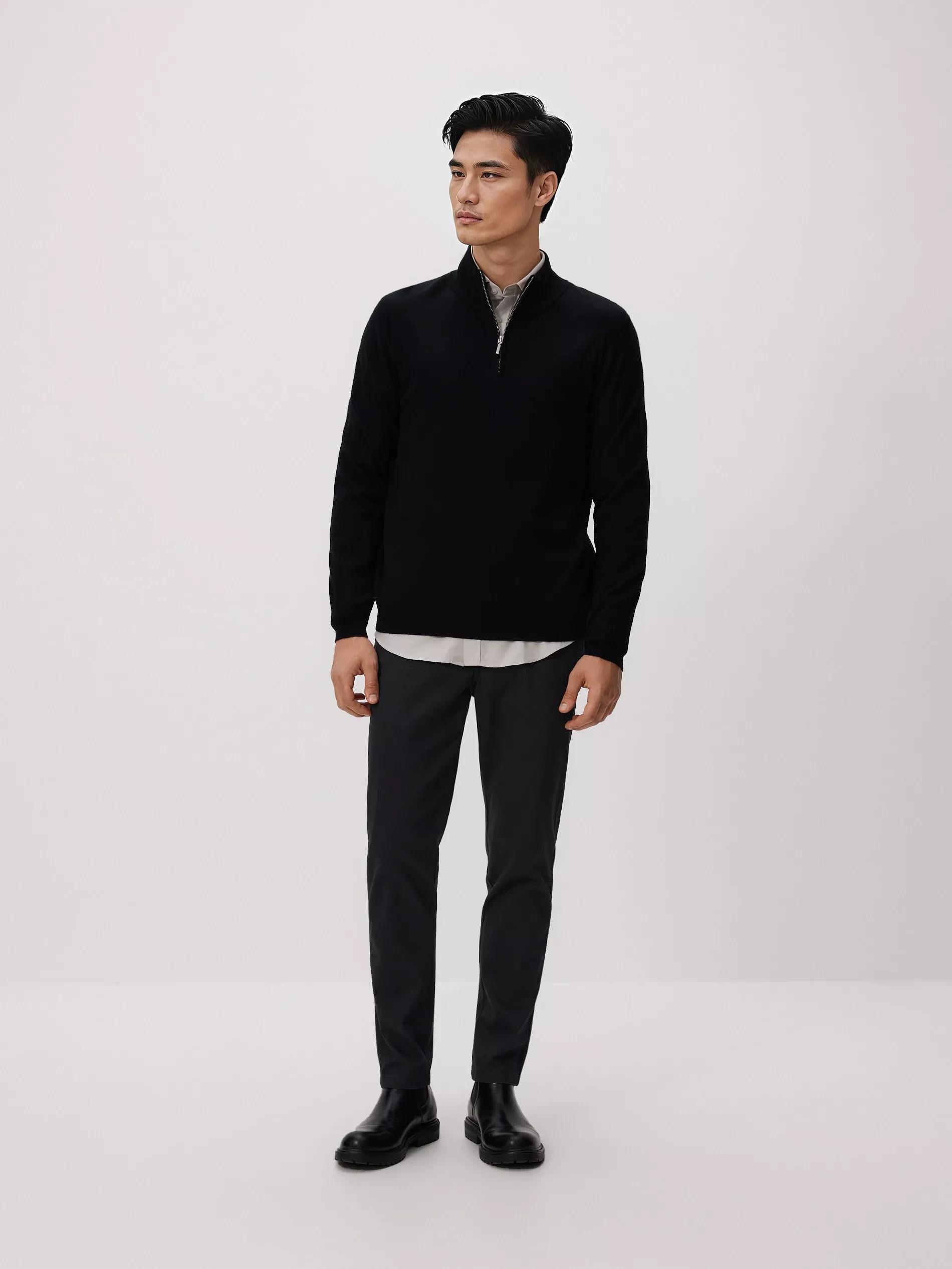 Grey Chino Slim Cotton Rich Trousers, Grey, medium