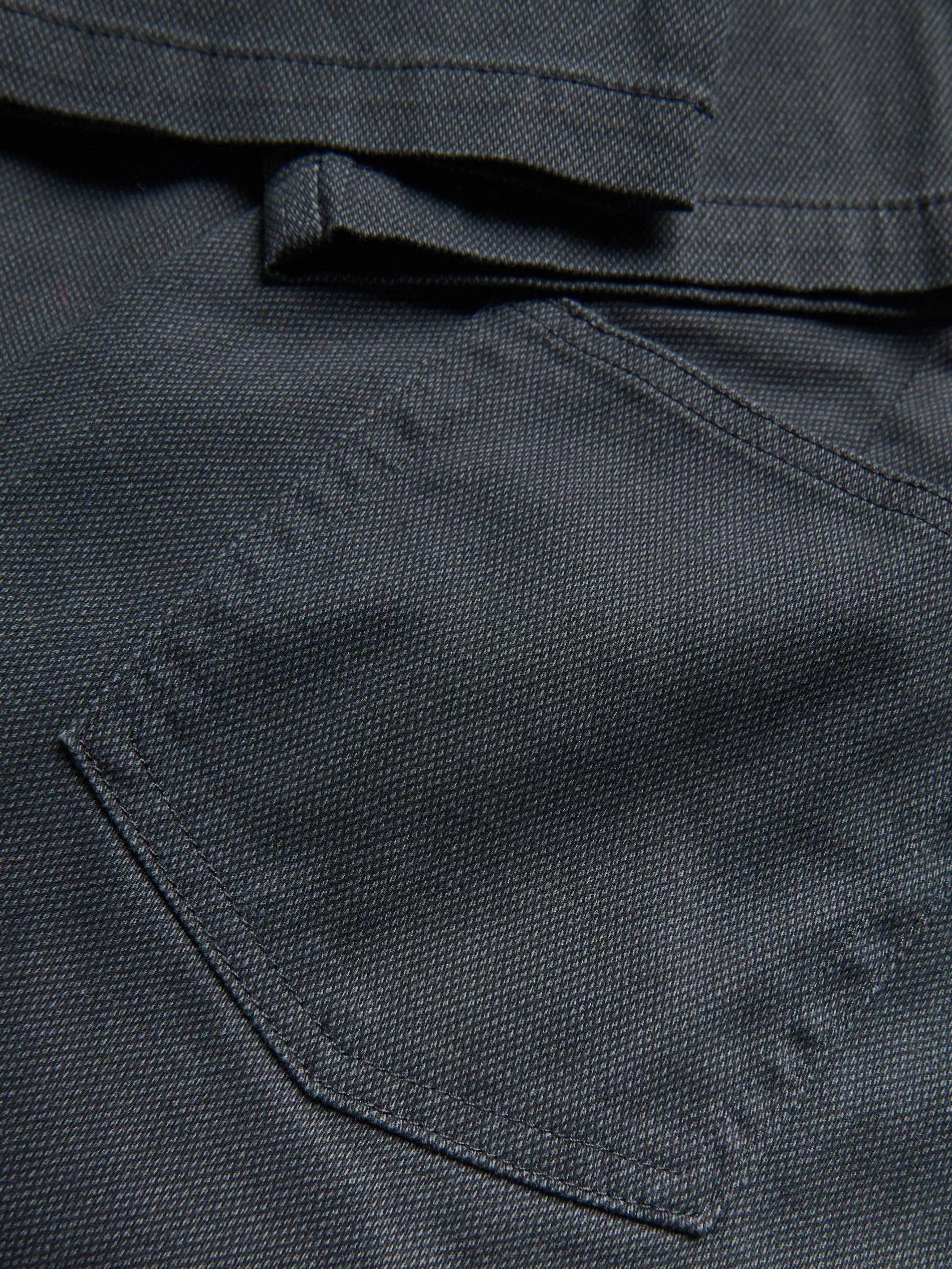 Grey Chino Slim Cotton Rich Trousers, Grey, large image number 4