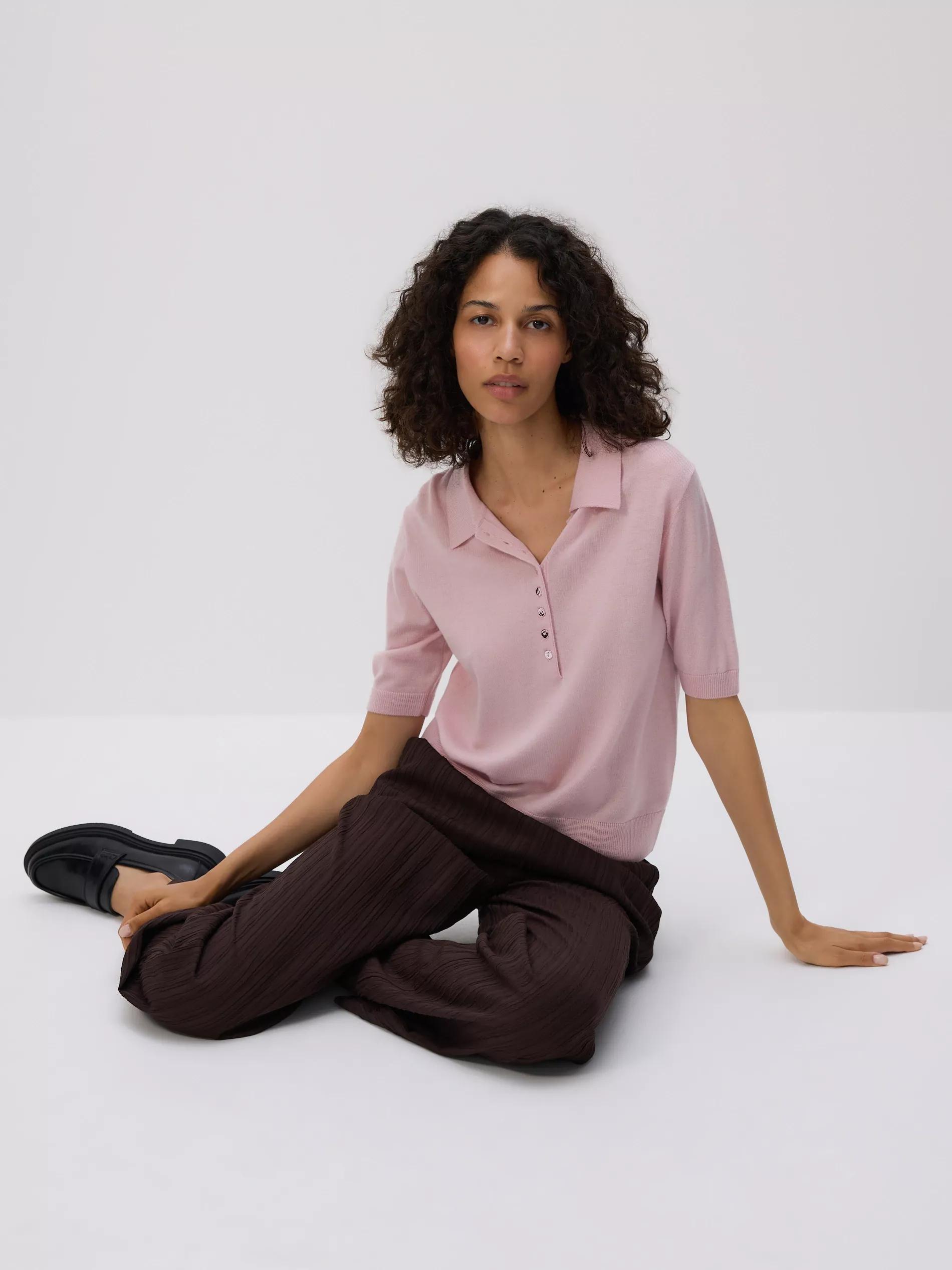 Brown Structural Fabric Trousers, , large image number 3