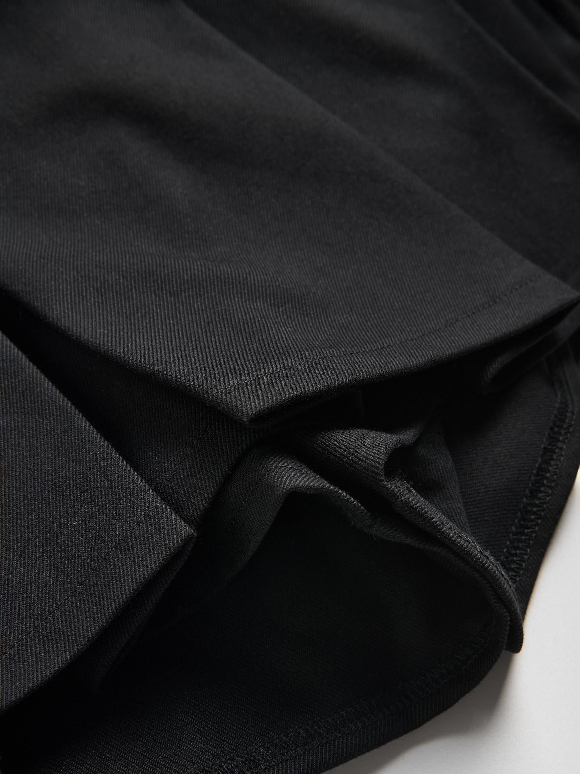 Black Skort With Belt, Black, large image number 6