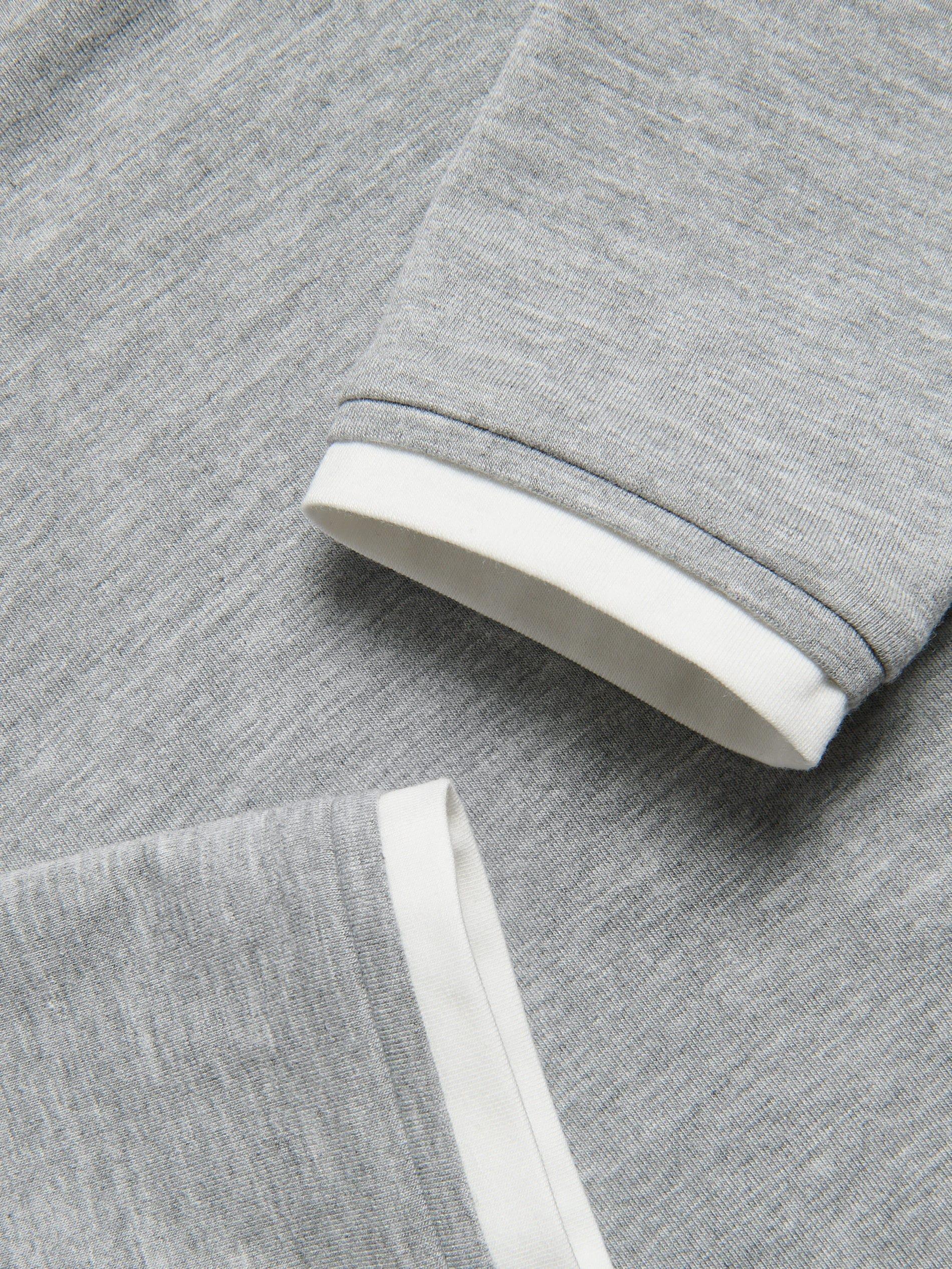 Grey Longsleeve With Contrasting Trim, Light grey, large image number 4