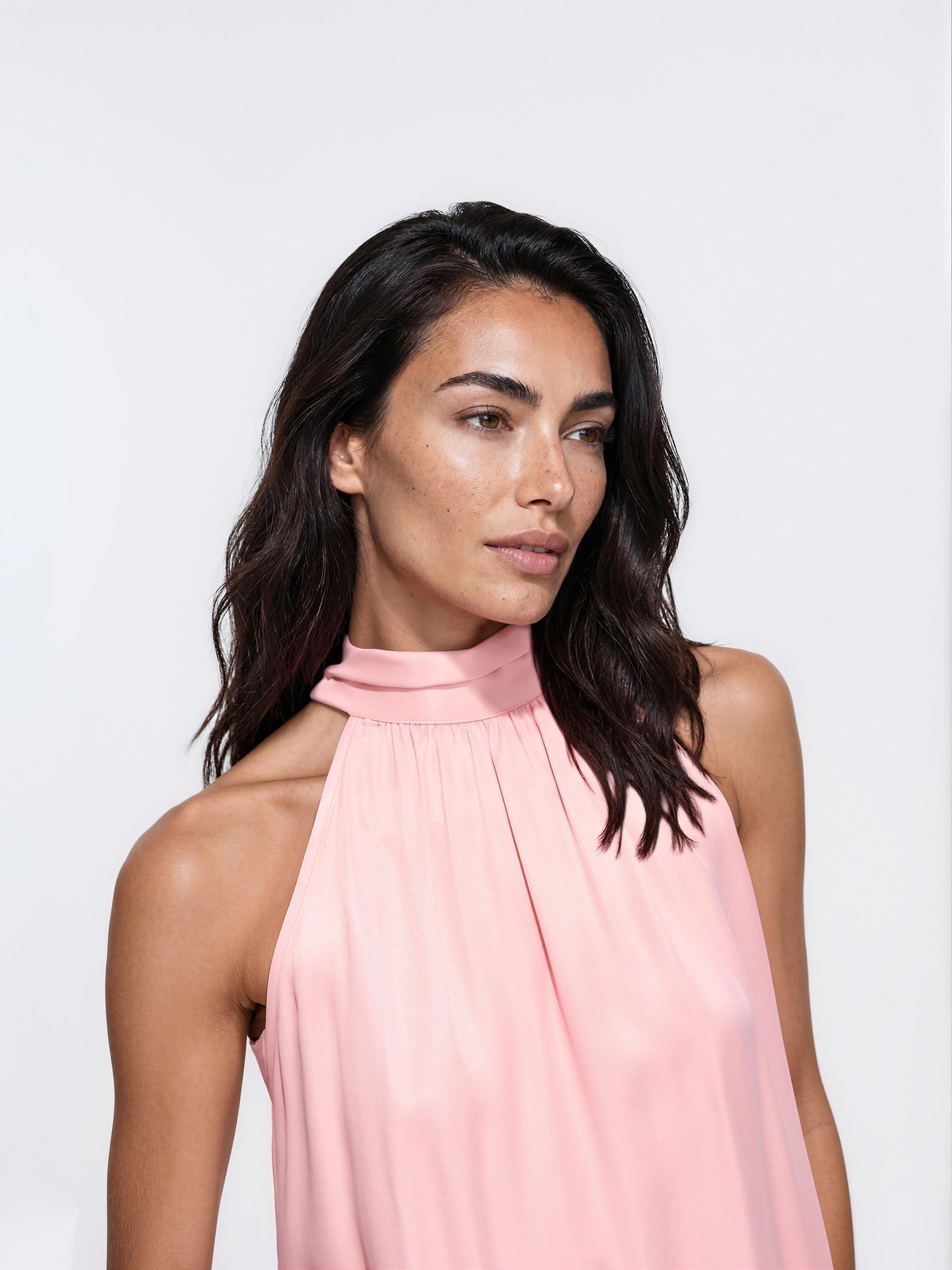 Pink Viscose Blouse, Pink, large image number 2