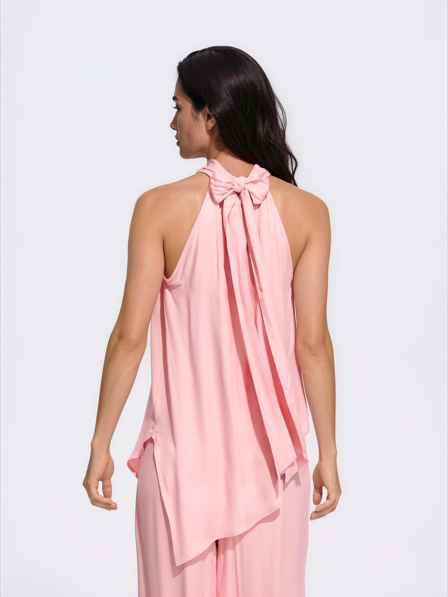 Pink Viscose Blouse, Pink, large image number 3