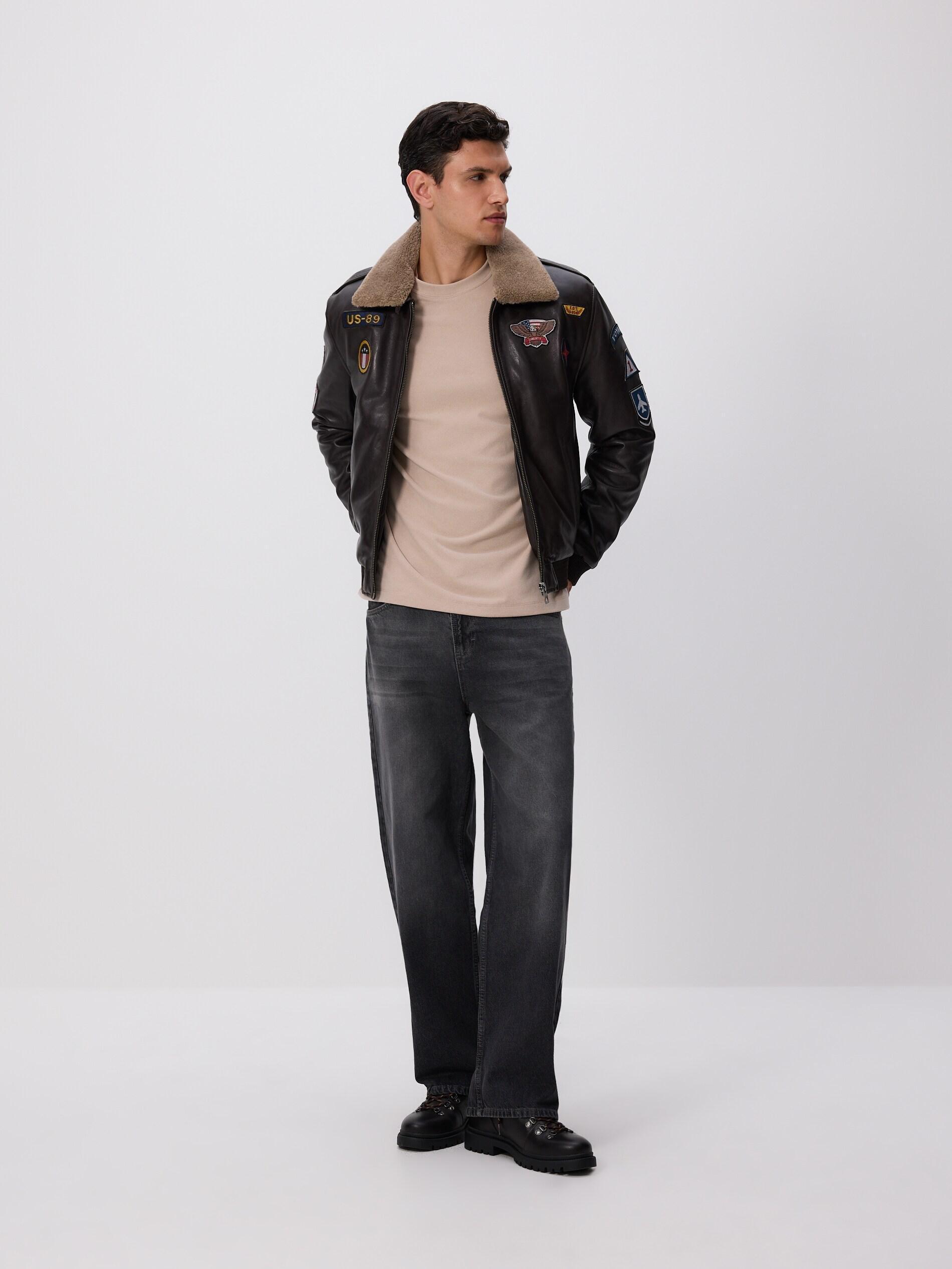 Beige Regular Fit Long Sleeve T-Shirt, Beige, medium