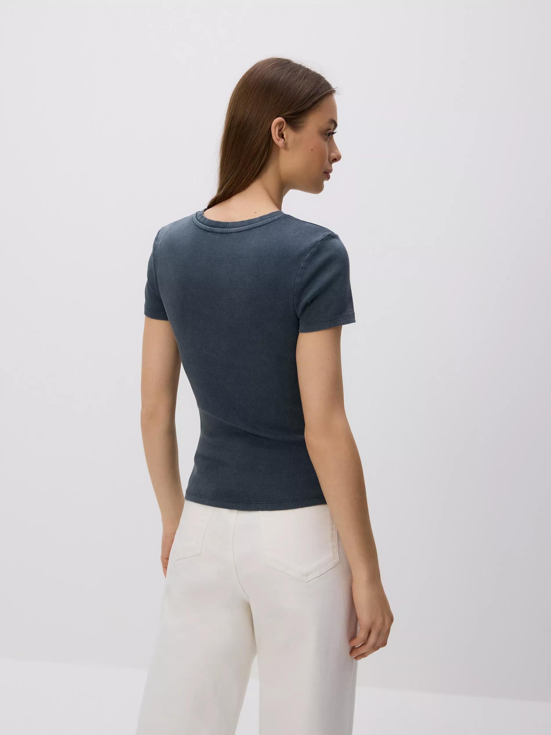DARK GREY LADIES` T-SHIRT, , large image number 4