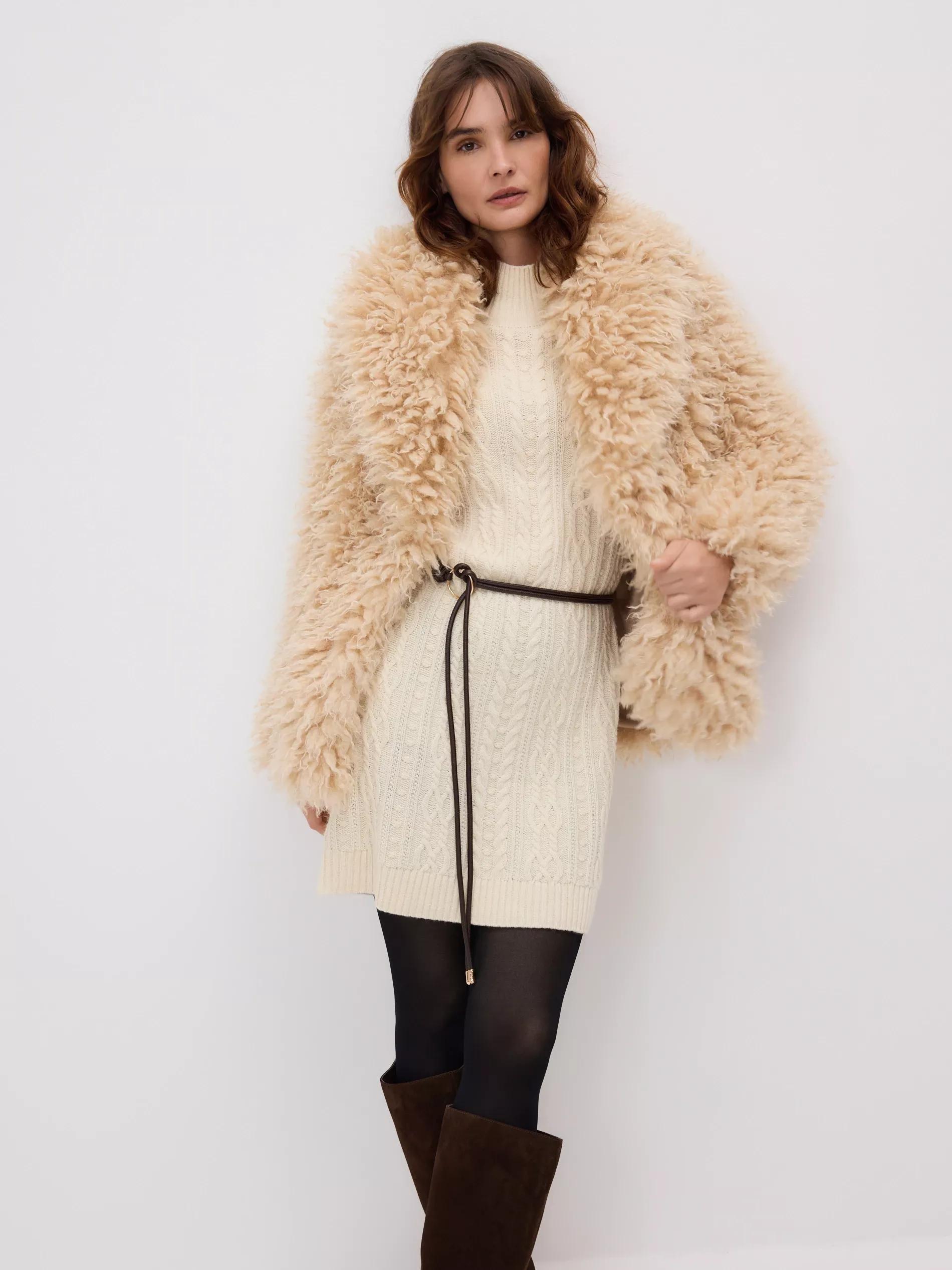 CREAM Wool blend dress, Ivory, large image number 3