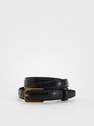 Reserved - black Faux croc belt