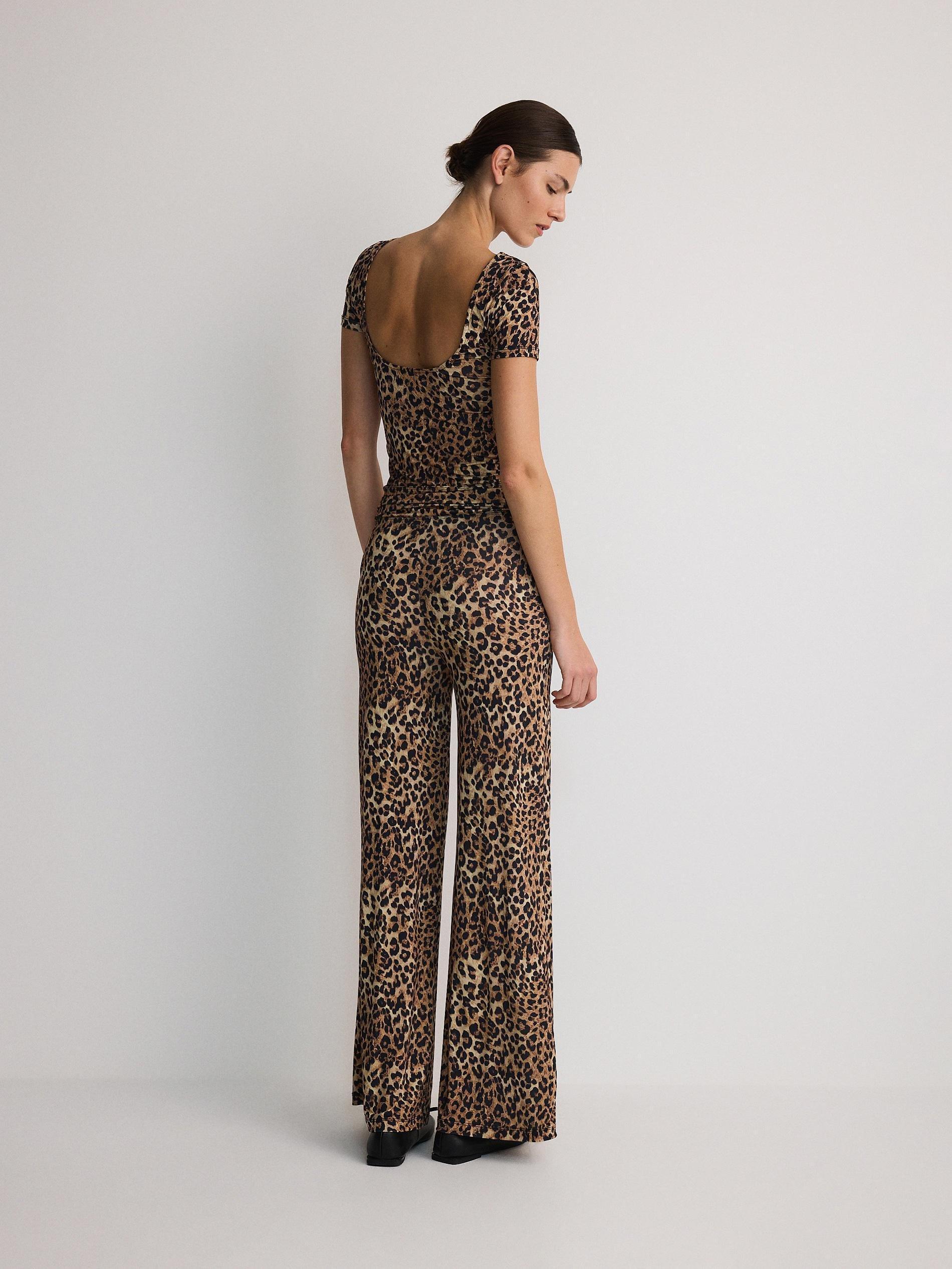 Multicolour Wide Leg Trousers, , large image number 4