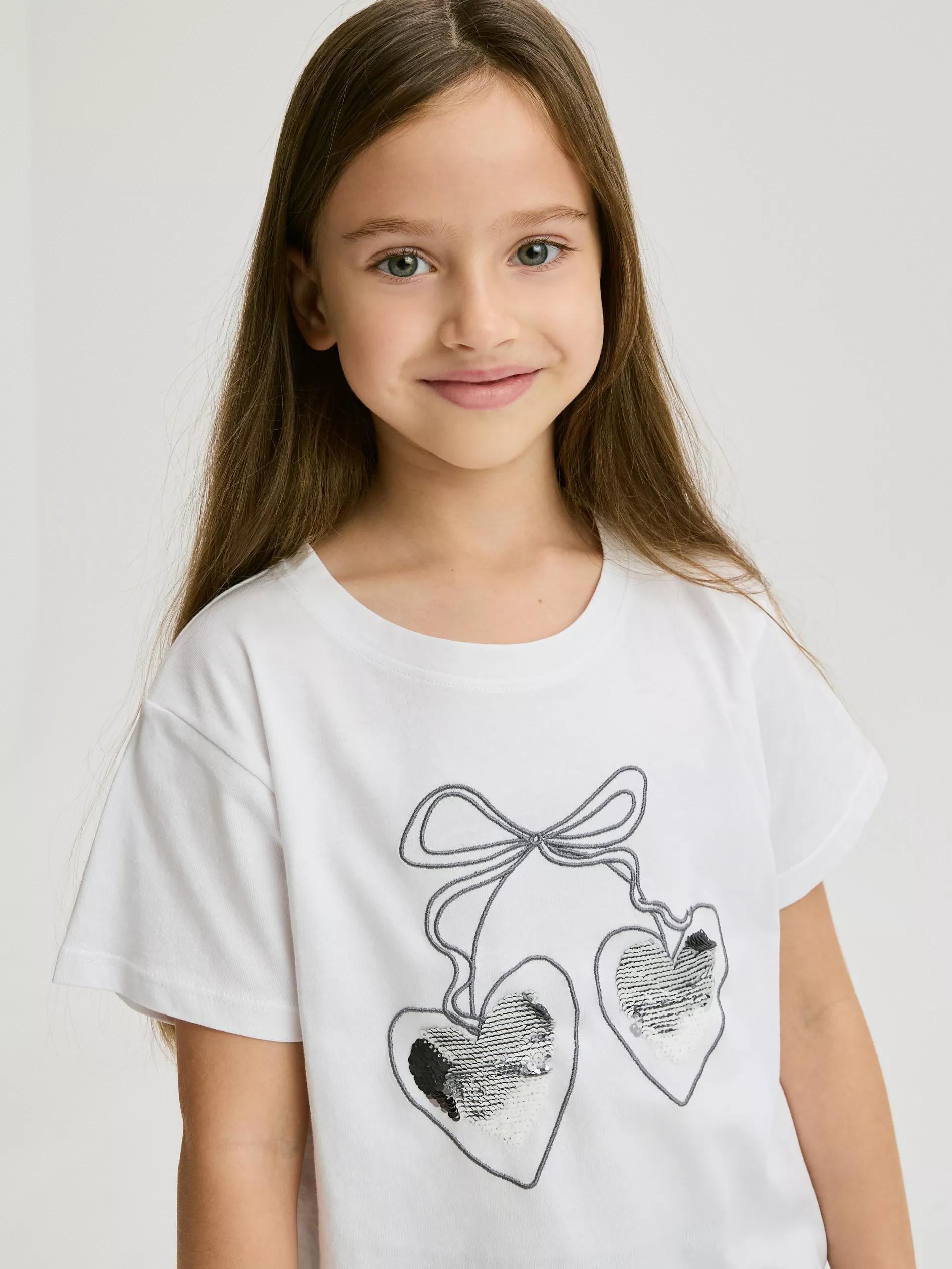 Cream T-Shirt, Ivory, large image number 1